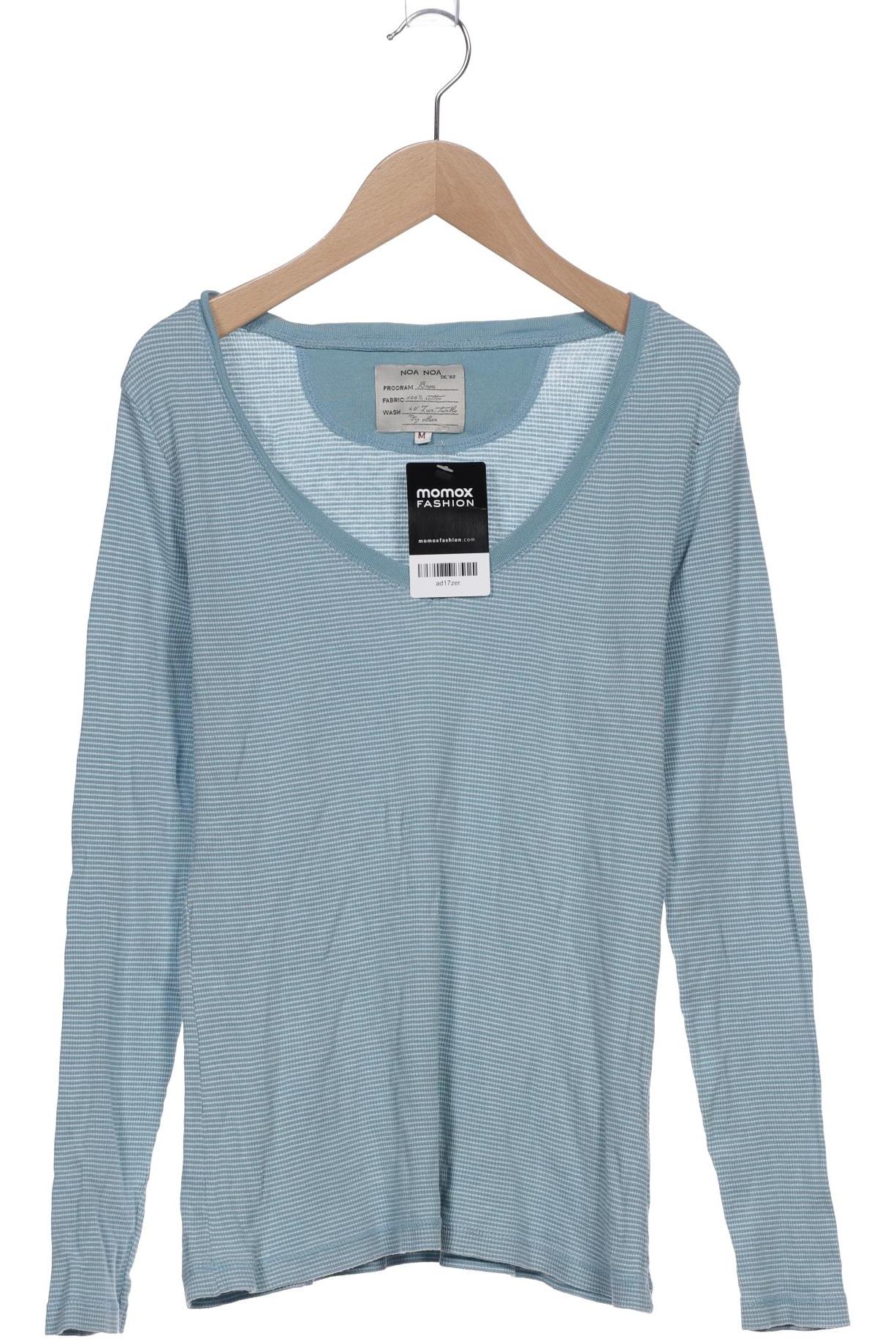 

Noa Noa Damen Langarmshirt, hellblau, Gr. 38