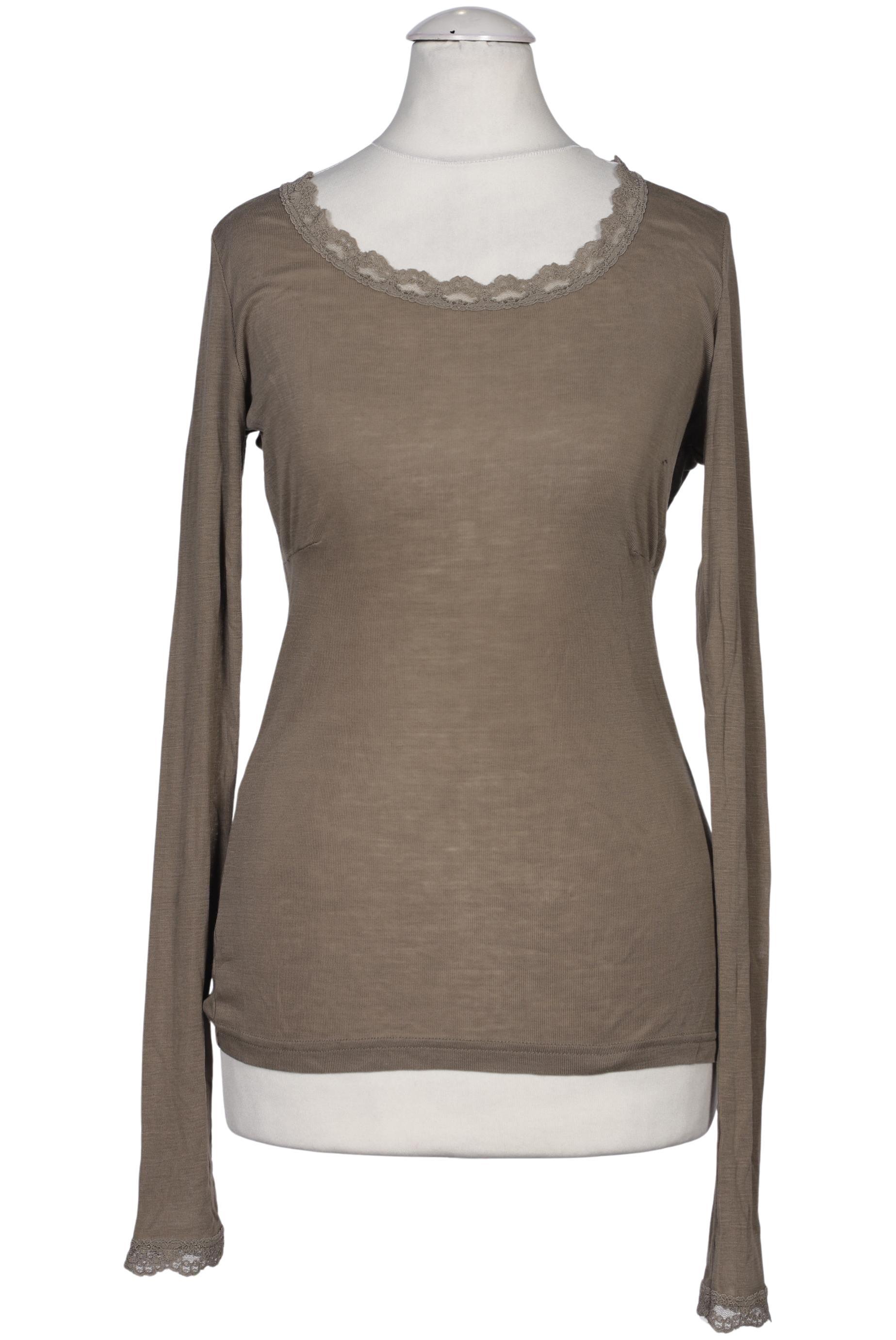 

Noa Noa Damen Langarmshirt, beige, Gr. 34