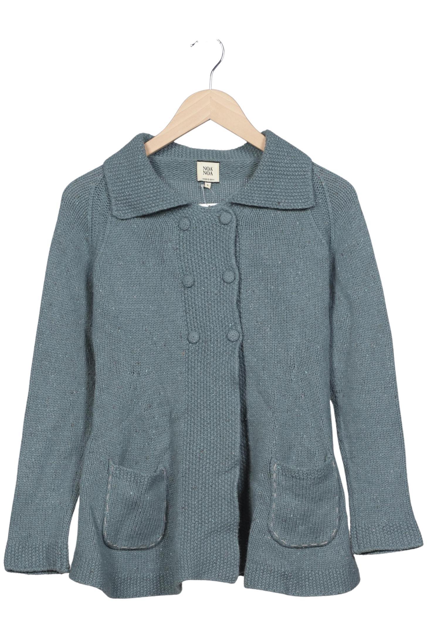 

Noa Noa Damen Strickjacke, hellblau, Gr. 36