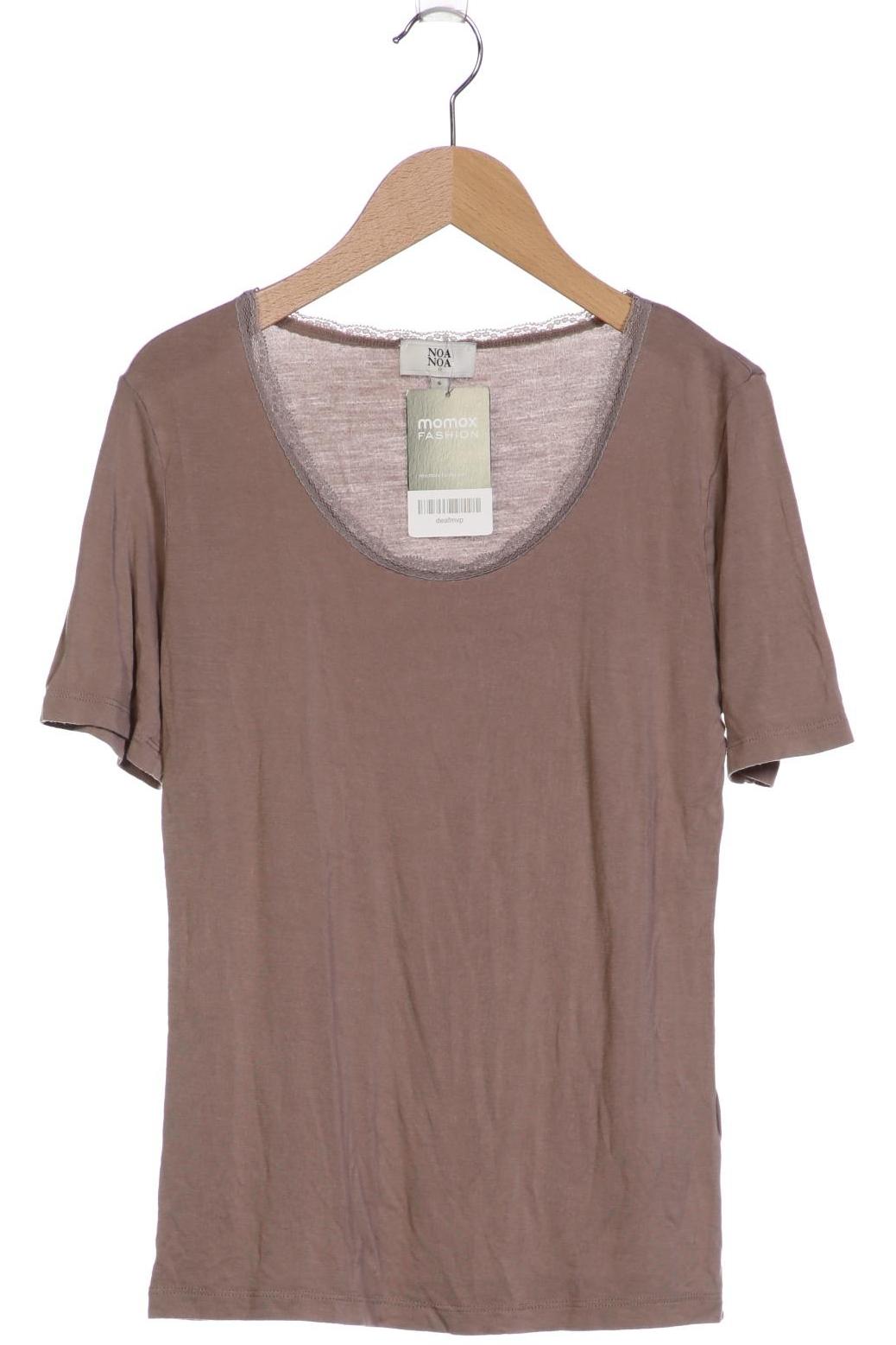 

Noa Noa Damen T-Shirt, braun, Gr. 36