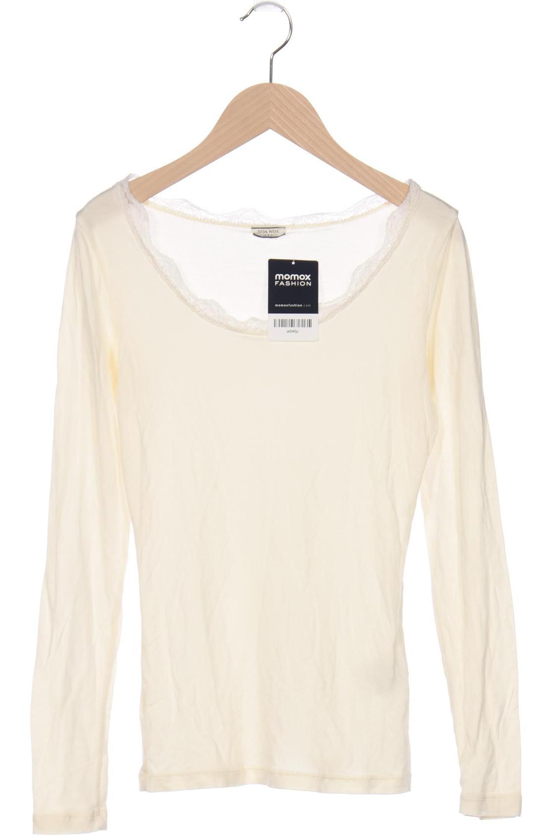 

Noa Noa Damen Langarmshirt, cremeweiß, Gr. 34