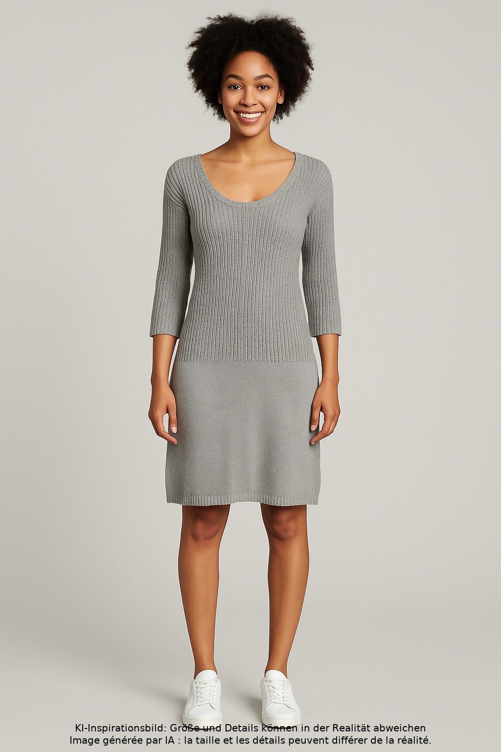 

Noa Noa Damen Kleid, grau, Gr. 38