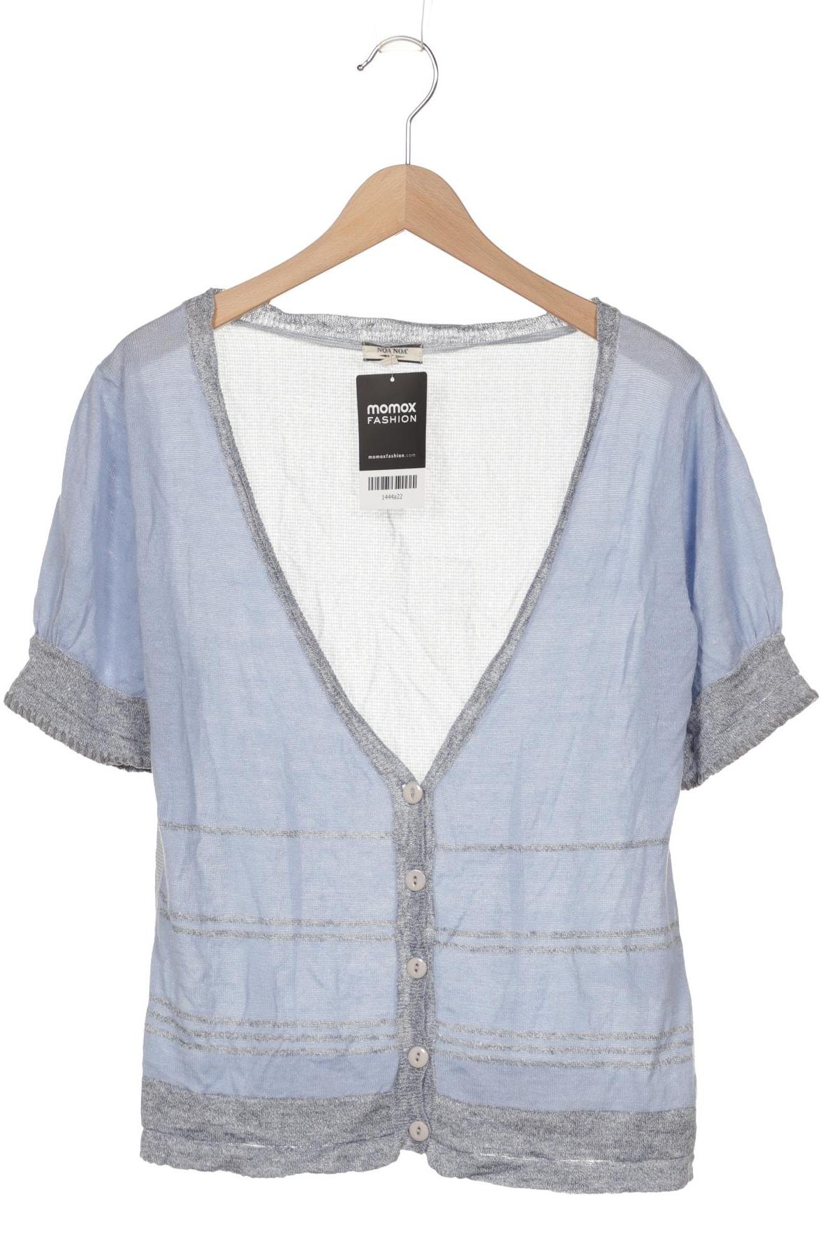 

Noa Noa Damen Strickjacke, blau, Gr. 36