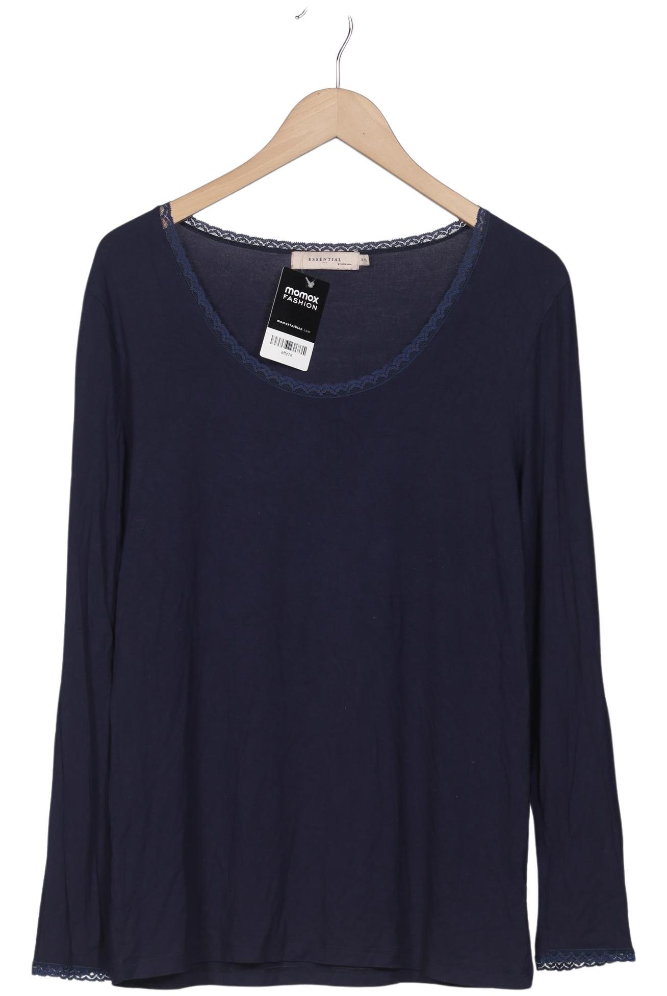 

Noa Noa Damen Langarmshirt, marineblau, Gr. 46