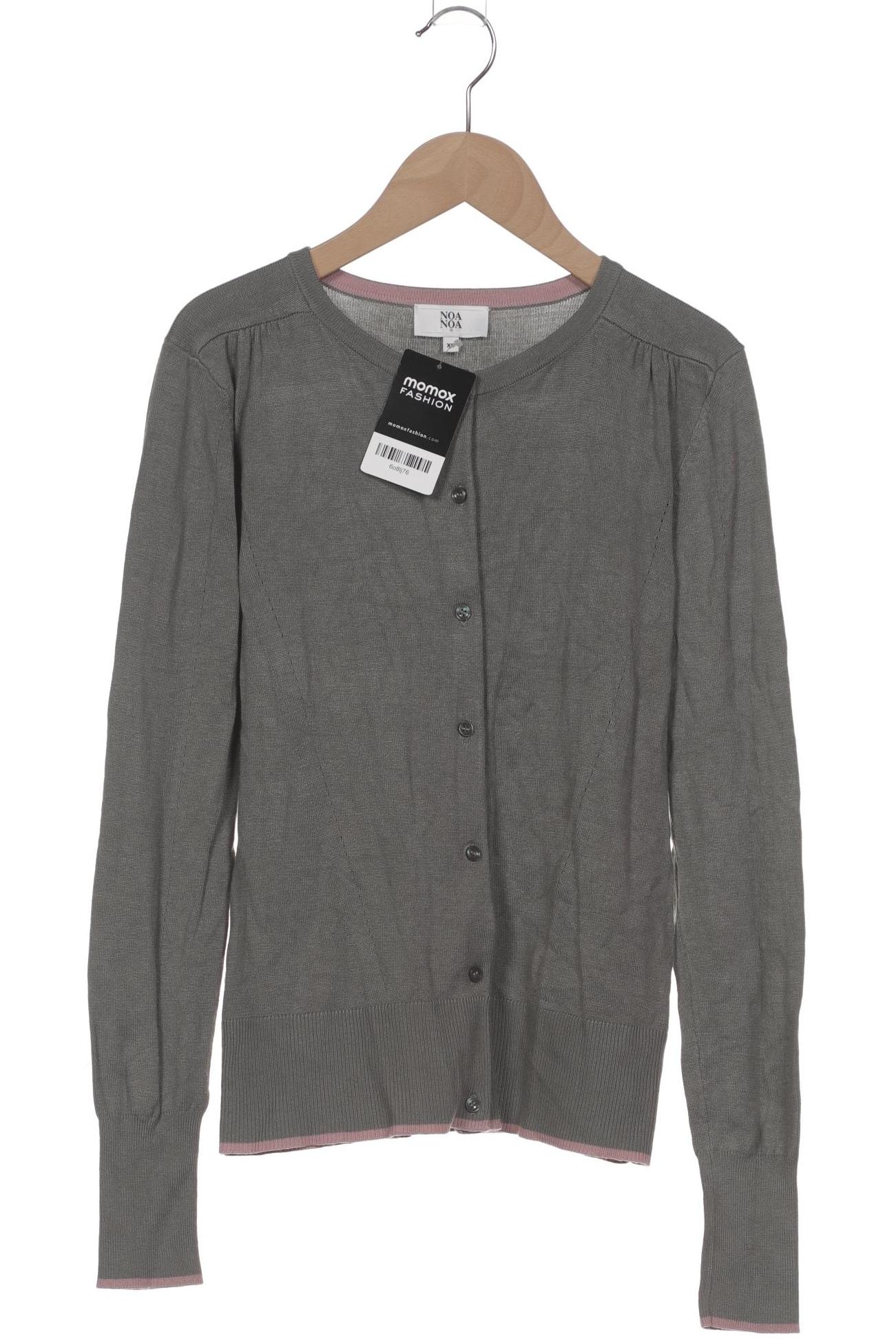 

Noa Noa Damen Strickjacke, grün, Gr. 34