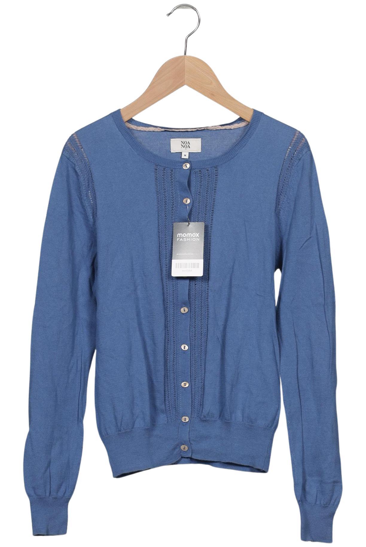 

Noa Noa Damen Strickjacke, blau, Gr. 38