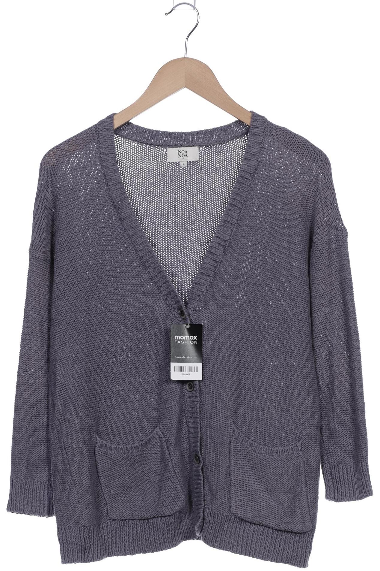

Noa Noa Damen Strickjacke, blau, Gr. 36