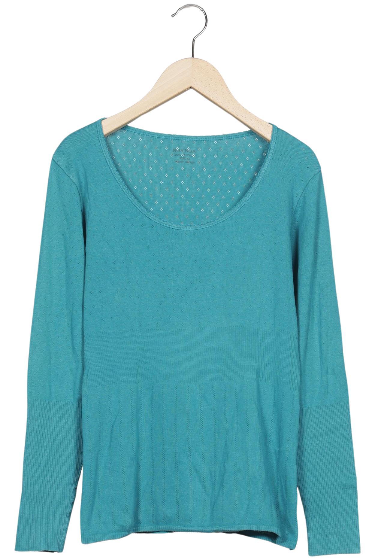 

Noa Noa Damen Langarmshirt, türkis, Gr. 38