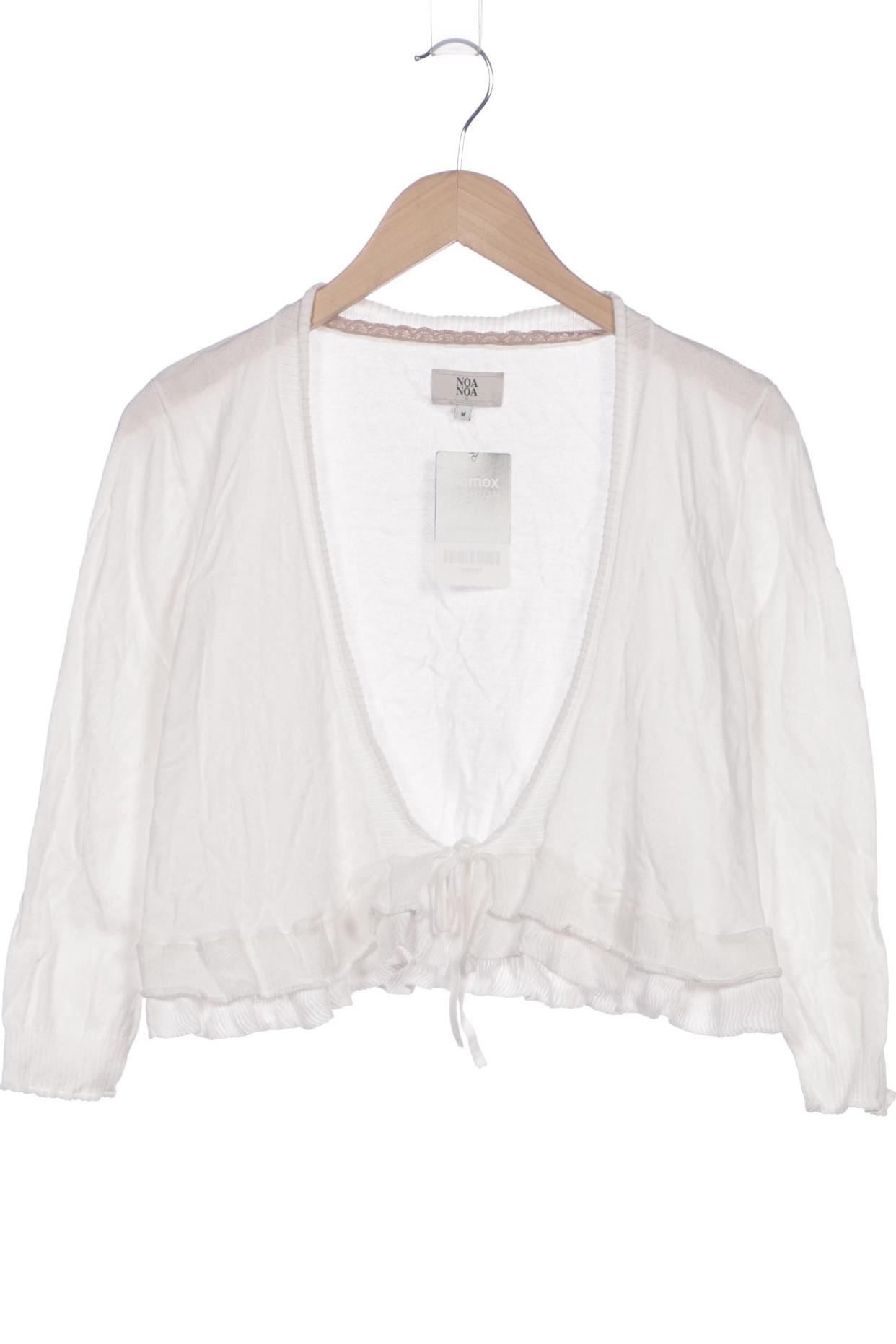

Noa Noa Damen Strickjacke, weiß, Gr. 38