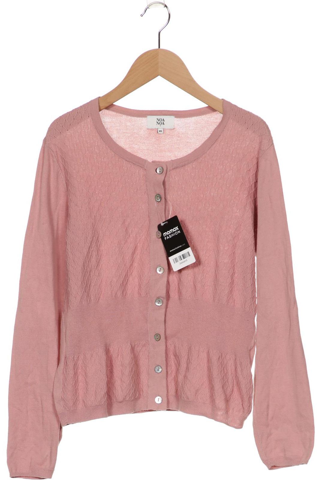 

Noa Noa Damen Strickjacke, pink, Gr. 34