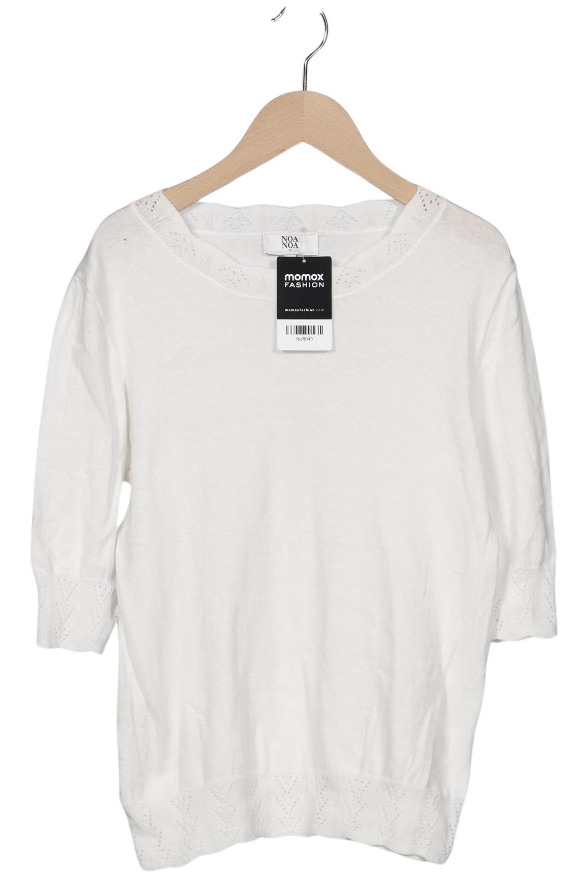 

Noa Noa Damen T-Shirt, weiß, Gr. 38