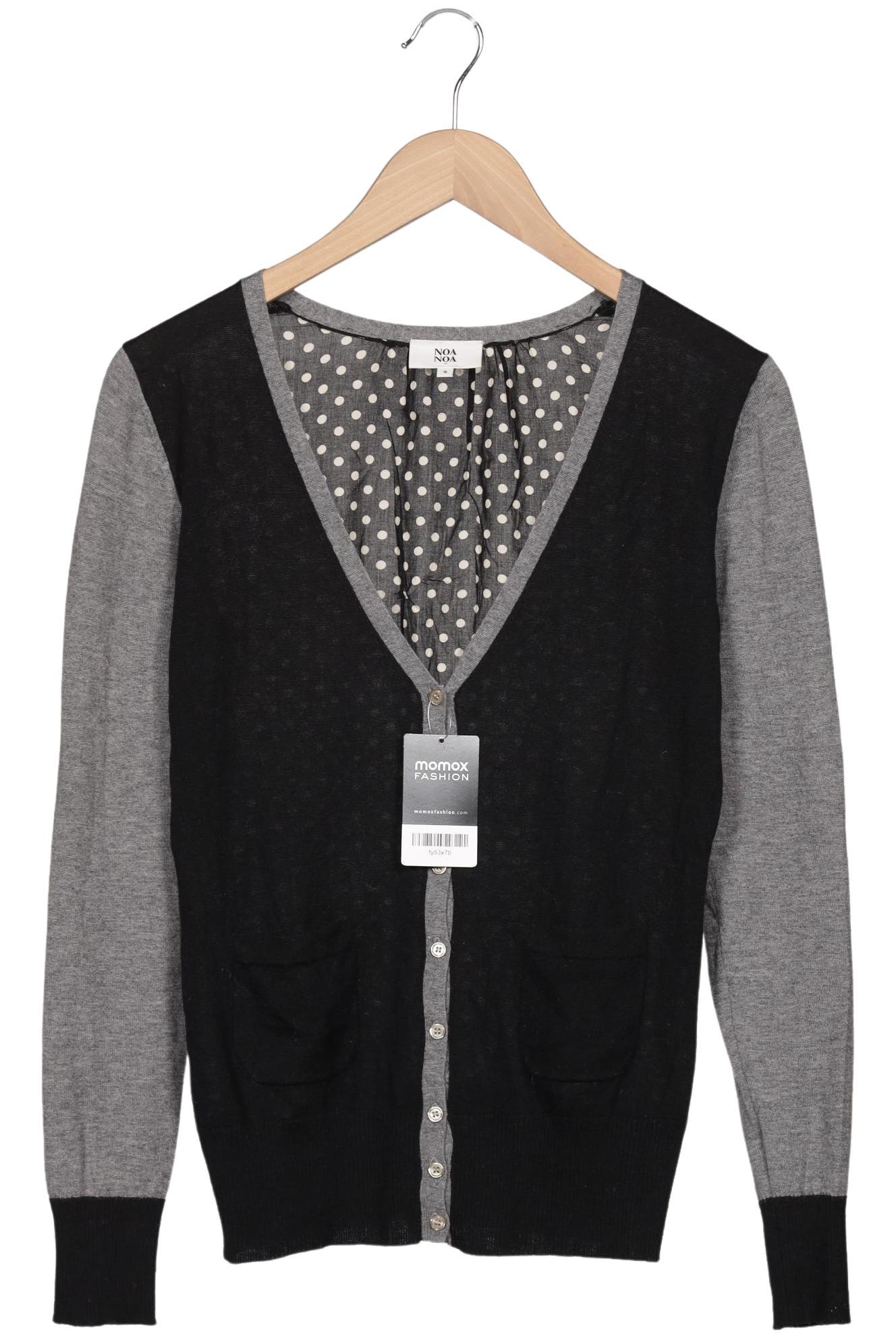 

Noa Noa Damen Strickjacke, schwarz, Gr. 36