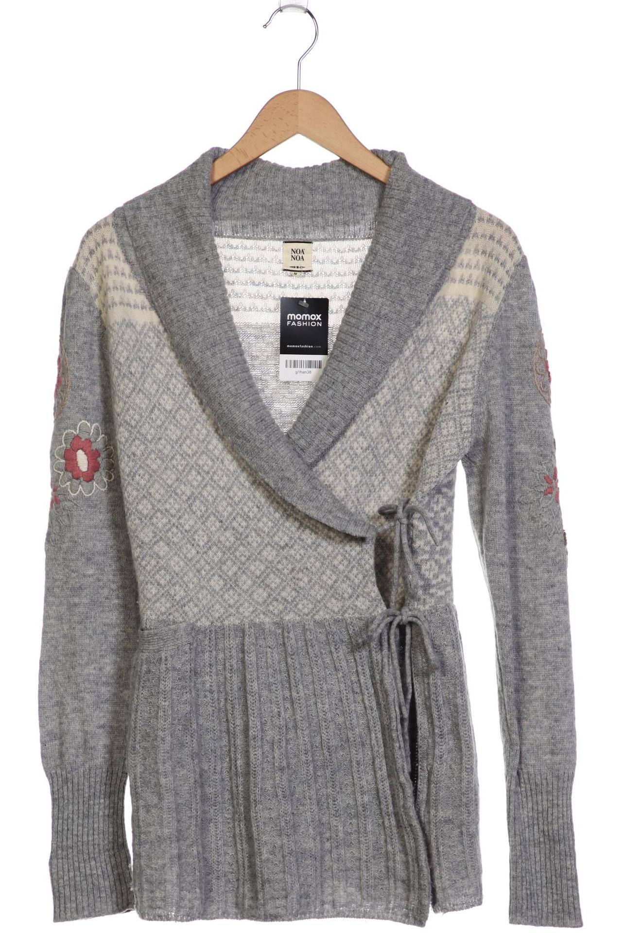 

Noa Noa Damen Strickjacke, grau, Gr. 38