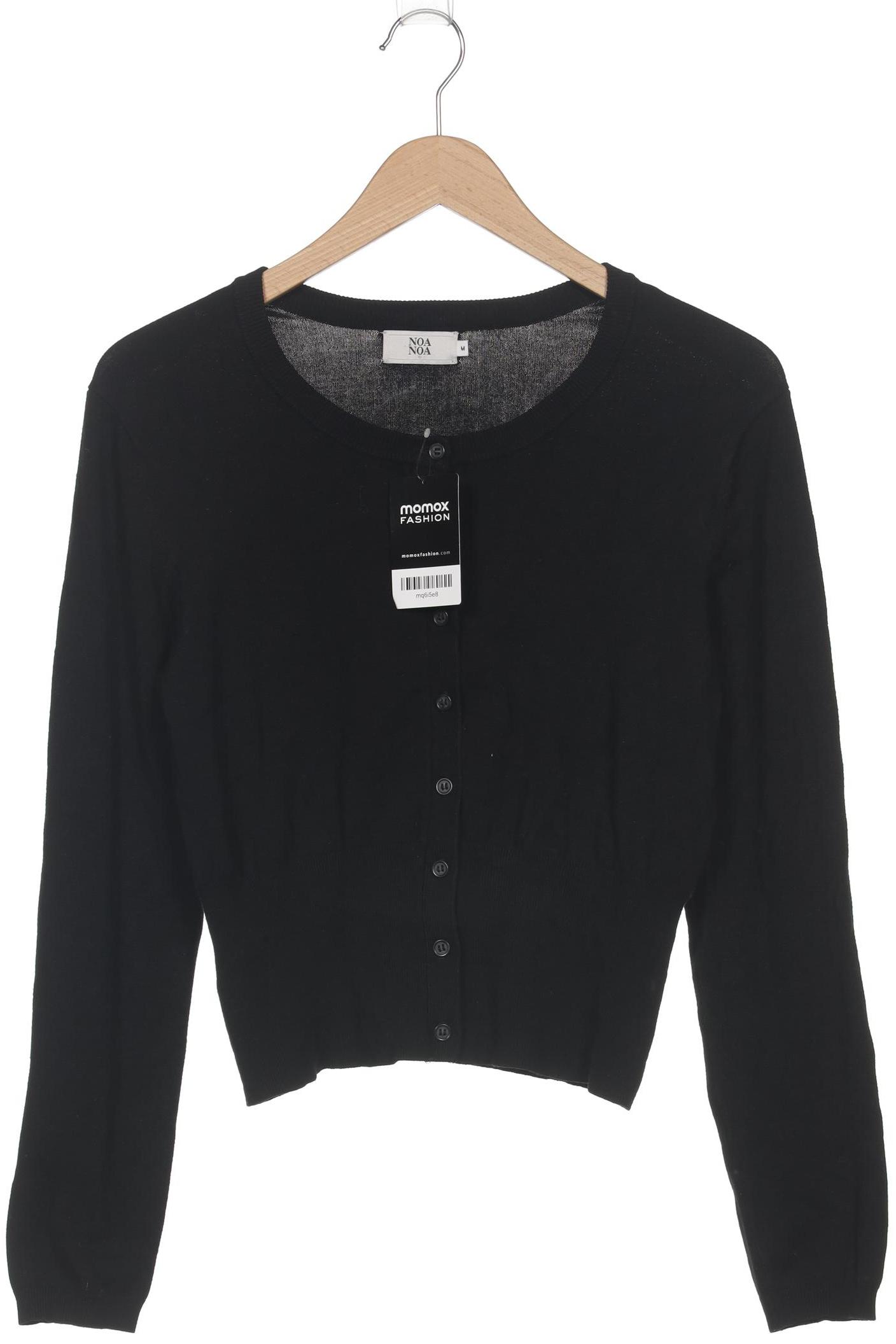 

Noa Noa Damen Strickjacke, schwarz, Gr. 38