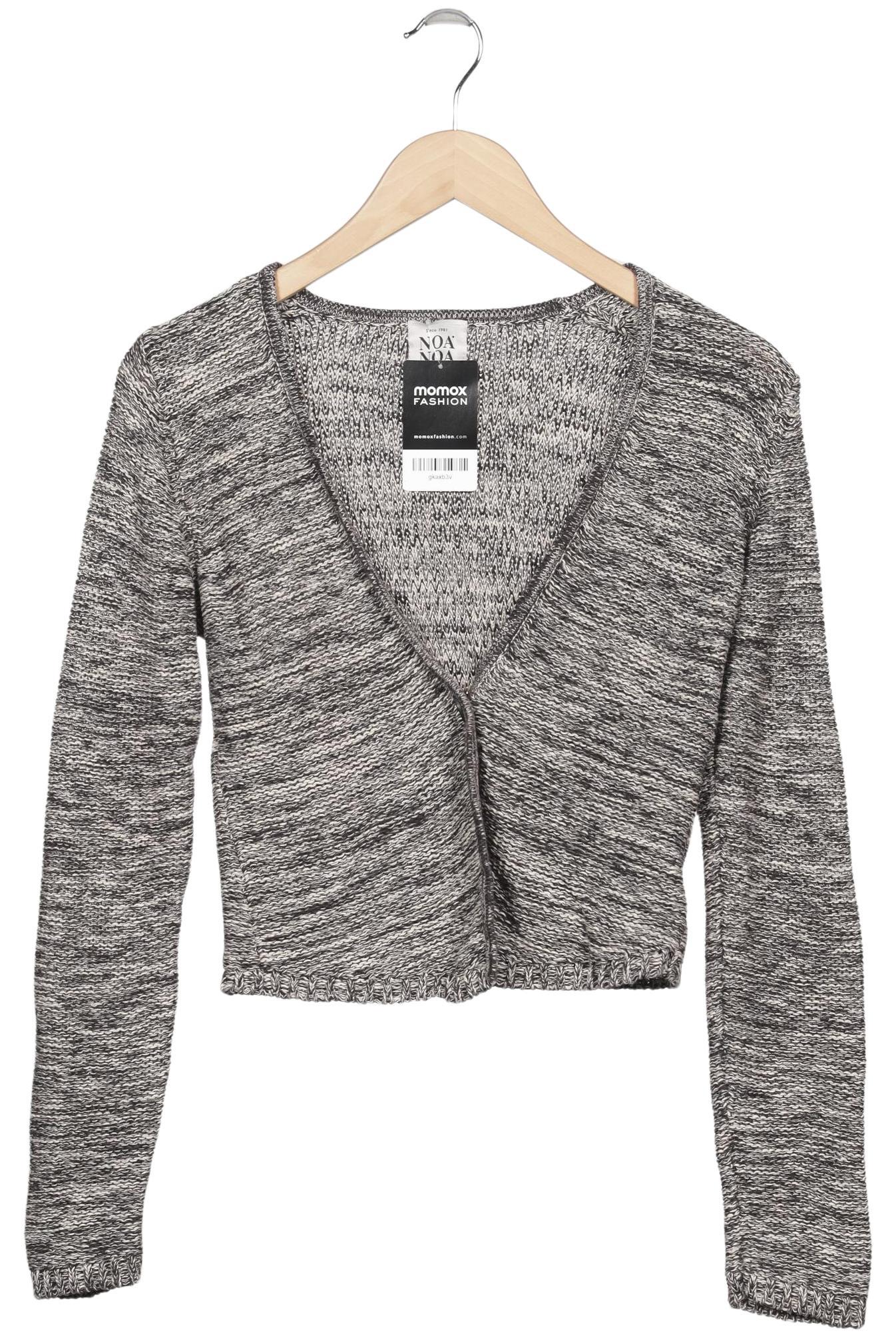 

Noa Noa Damen Strickjacke, grau, Gr. 36