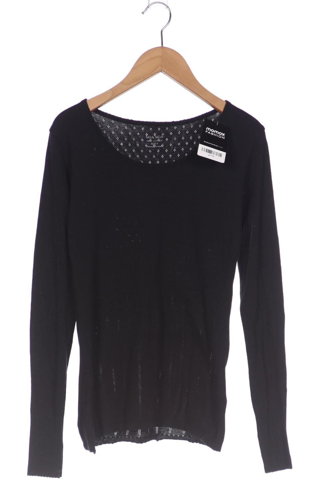

Noa Noa Damen Langarmshirt, schwarz, Gr. 36