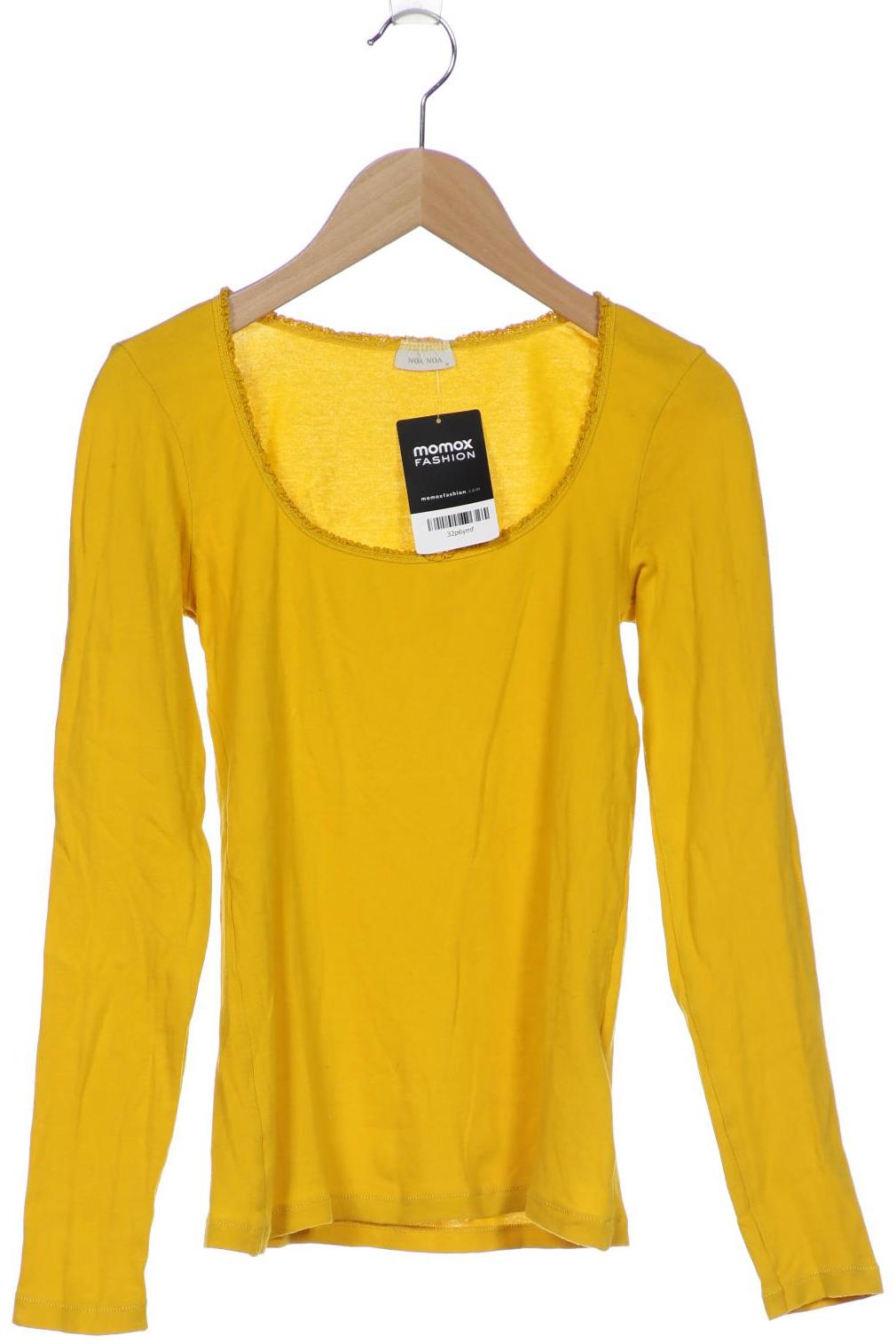 

Noa Noa Damen Langarmshirt, gelb