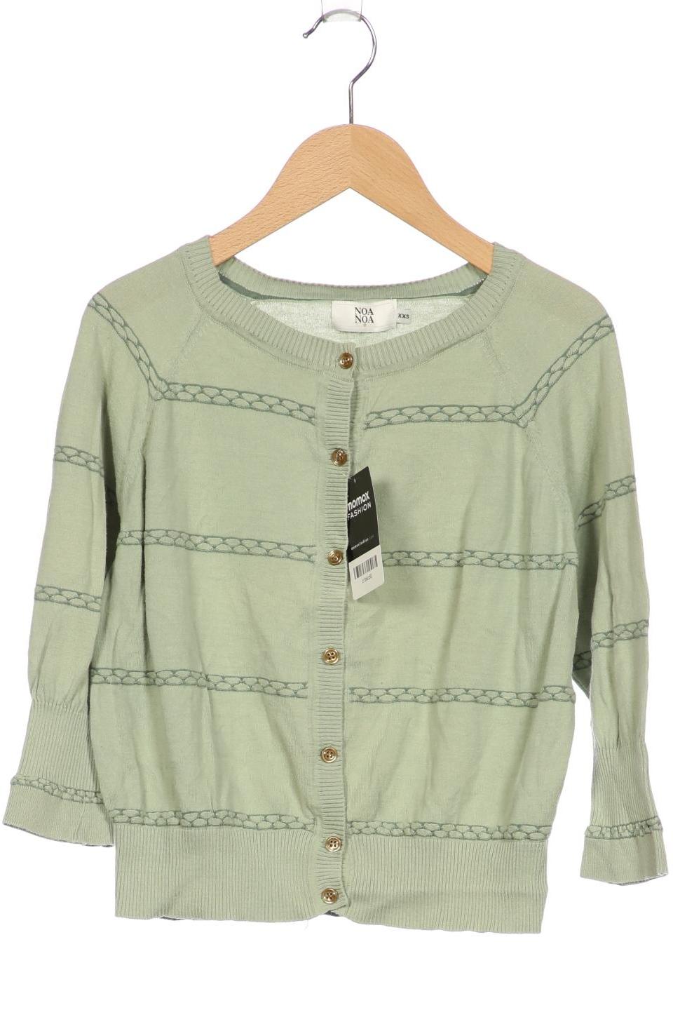 

Noa Noa Damen Strickjacke, grün, Gr. 32