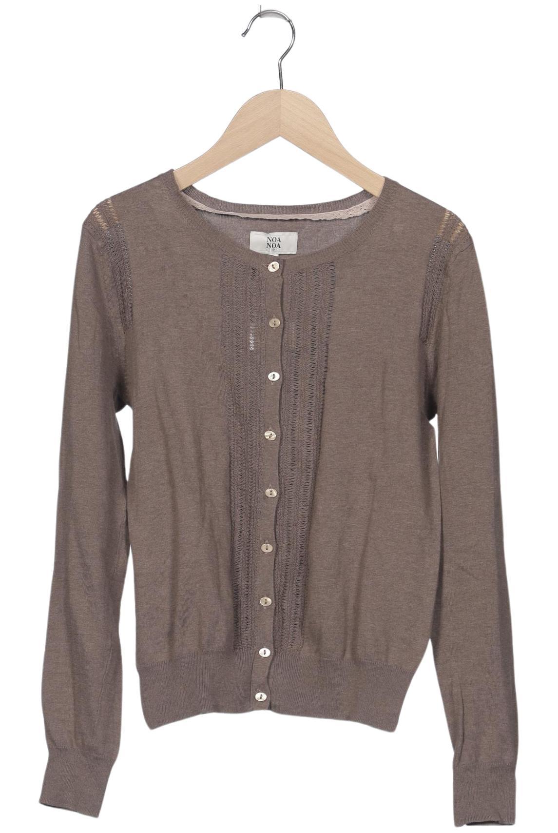 

Noa Noa Damen Strickjacke, braun, Gr. 34