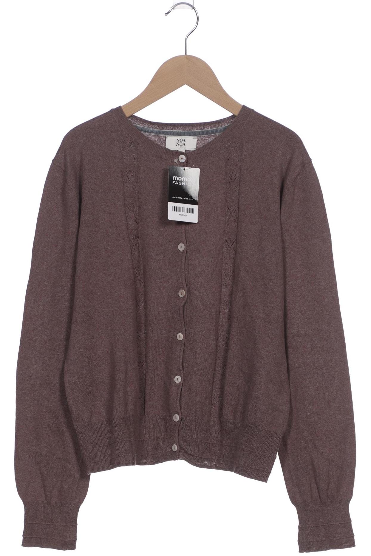 

Noa Noa Damen Strickjacke, braun, Gr. 38