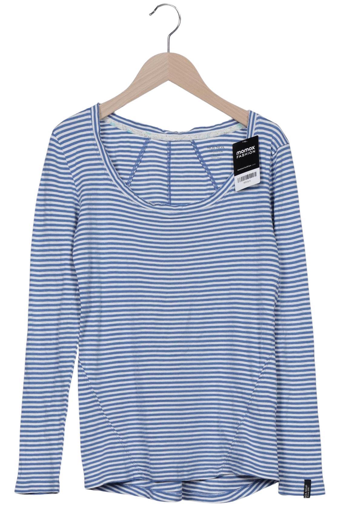 

Noa Noa Damen Langarmshirt, blau, Gr. 36