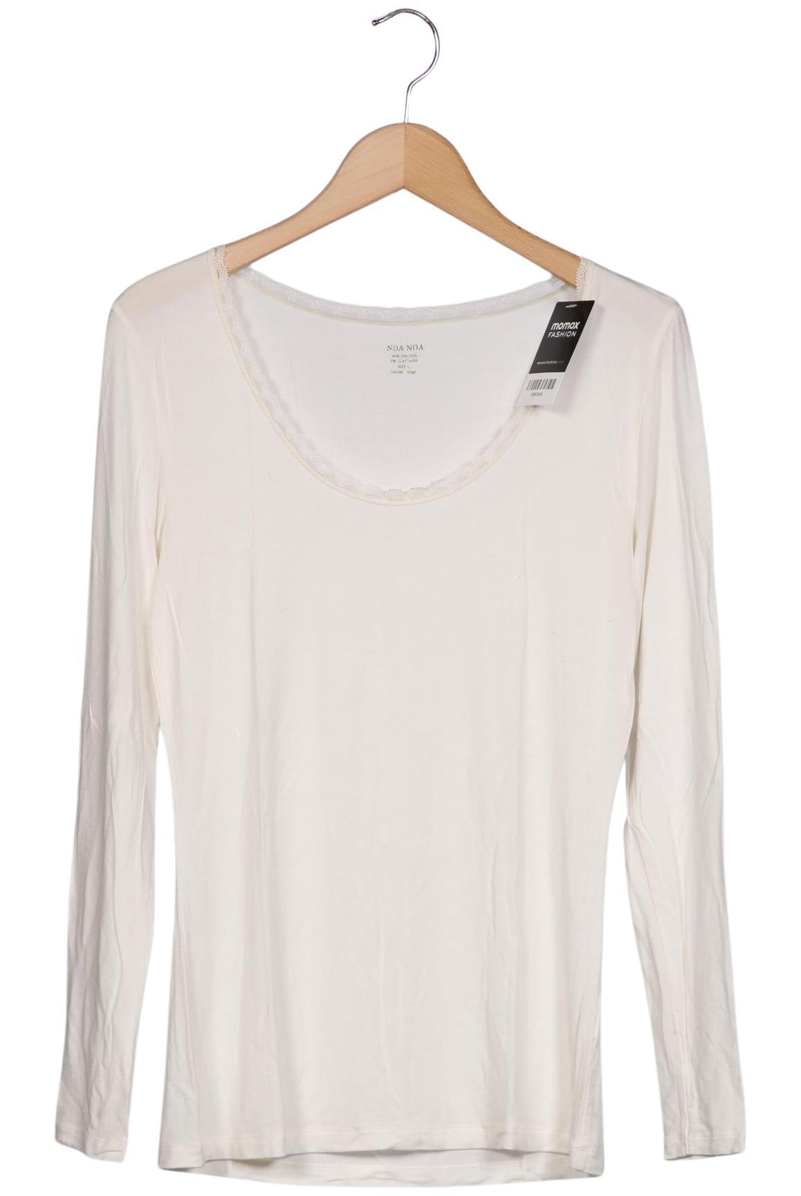 

Noa Noa Damen Langarmshirt, cremeweiß, Gr. 42