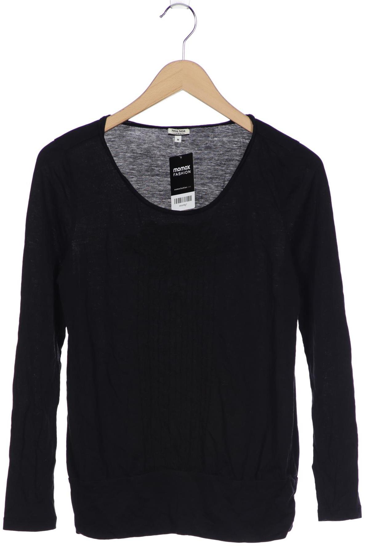 

Noa Noa Damen Langarmshirt, schwarz, Gr. 38