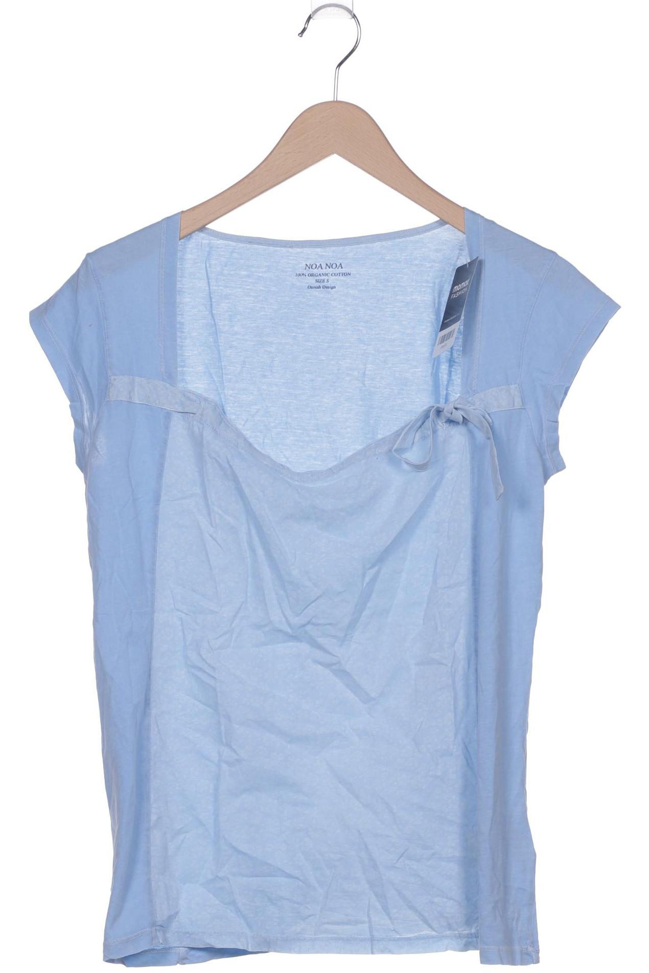 

Noa Noa Damen T-Shirt, hellblau, Gr. 36