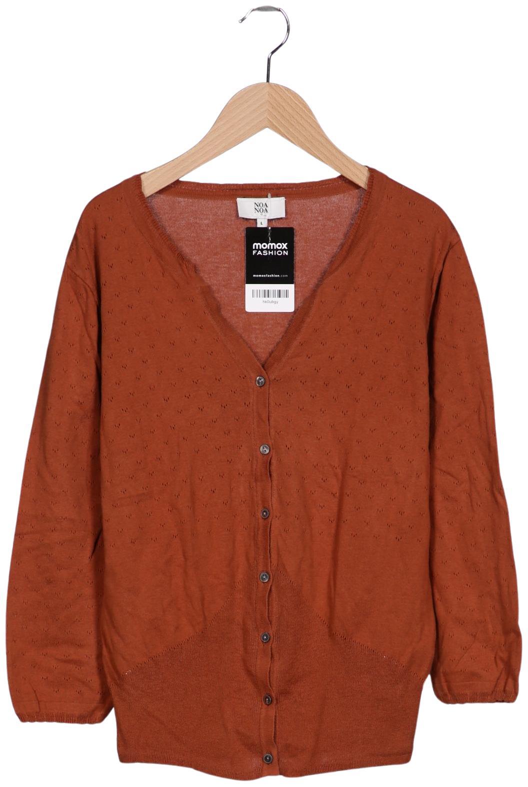 

Noa Noa Damen Strickjacke, braun, Gr. 42