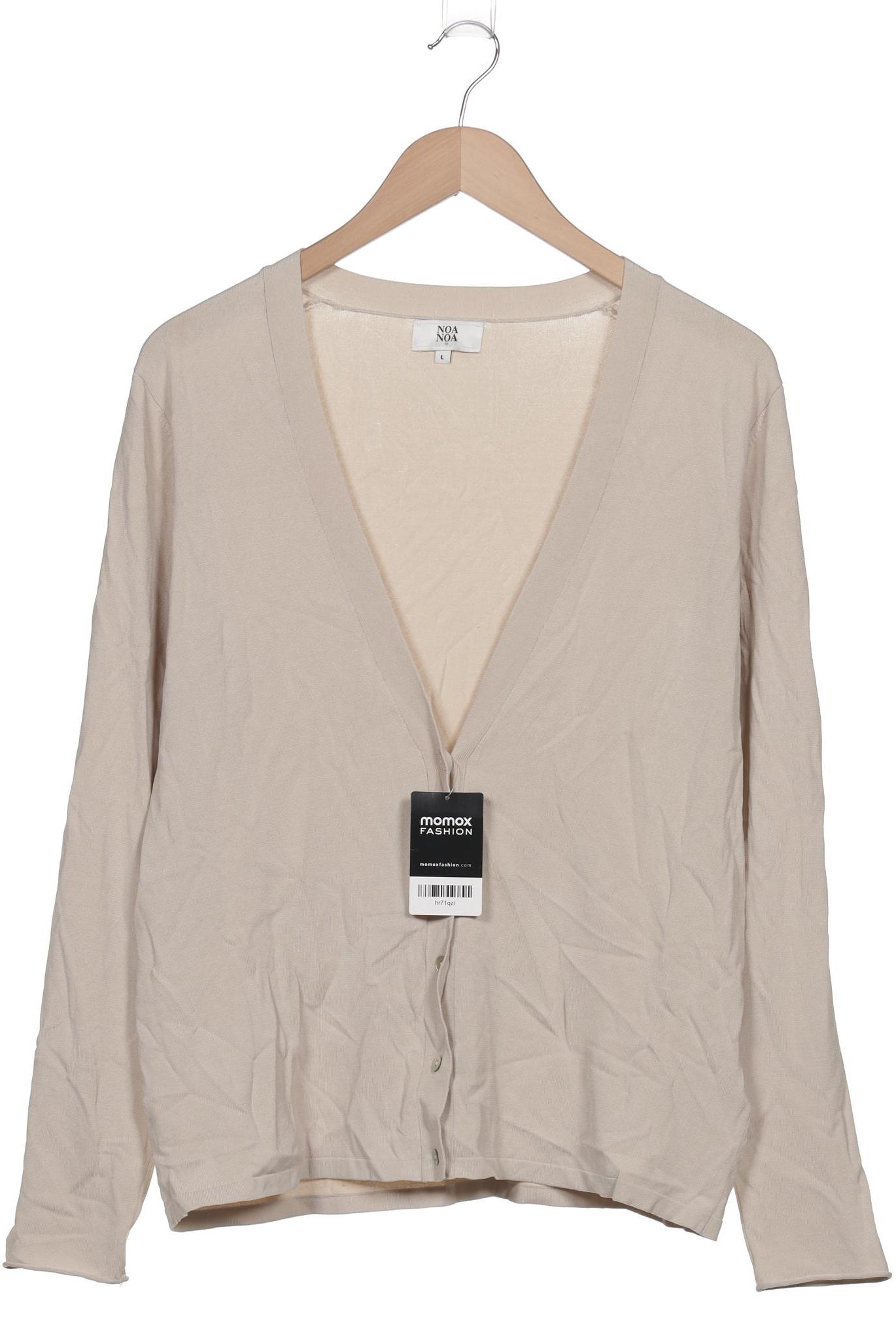 

Noa Noa Damen Strickjacke, beige, Gr. 42