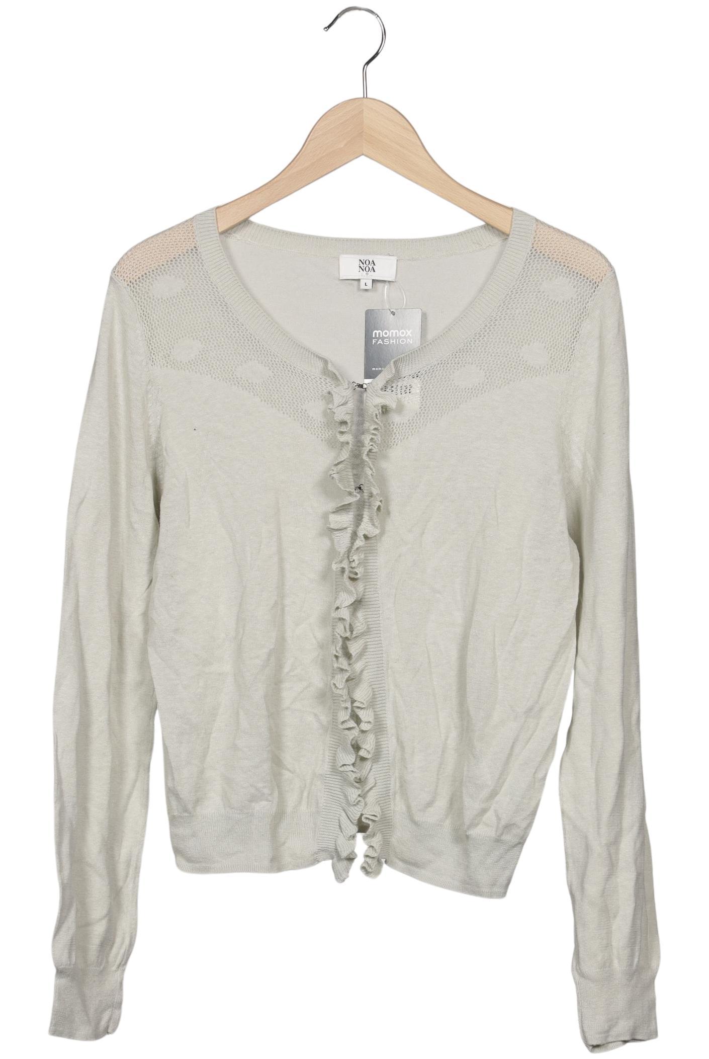 

Noa Noa Damen Strickjacke, cremeweiß, Gr. 42