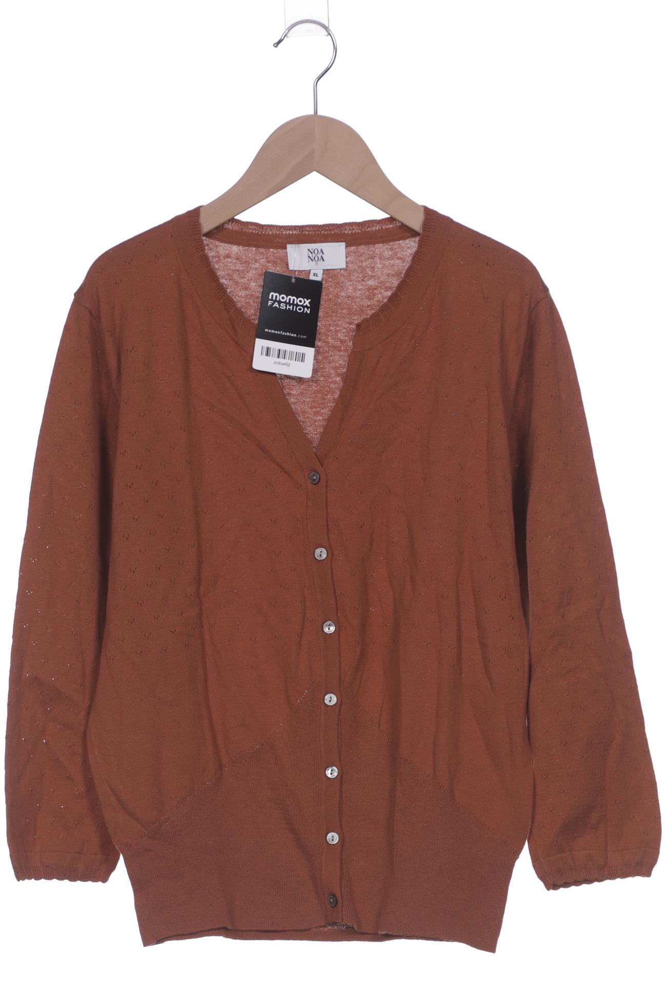 

Noa Noa Damen Strickjacke, braun, Gr. 44