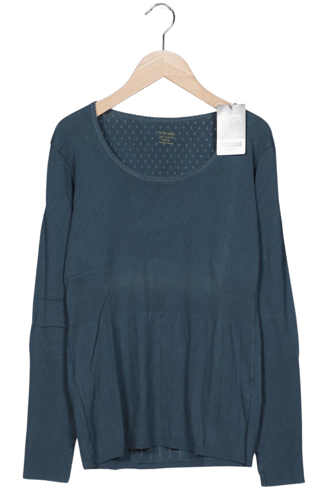 

Noa Noa Damen Langarmshirt, türkis, Gr. 44