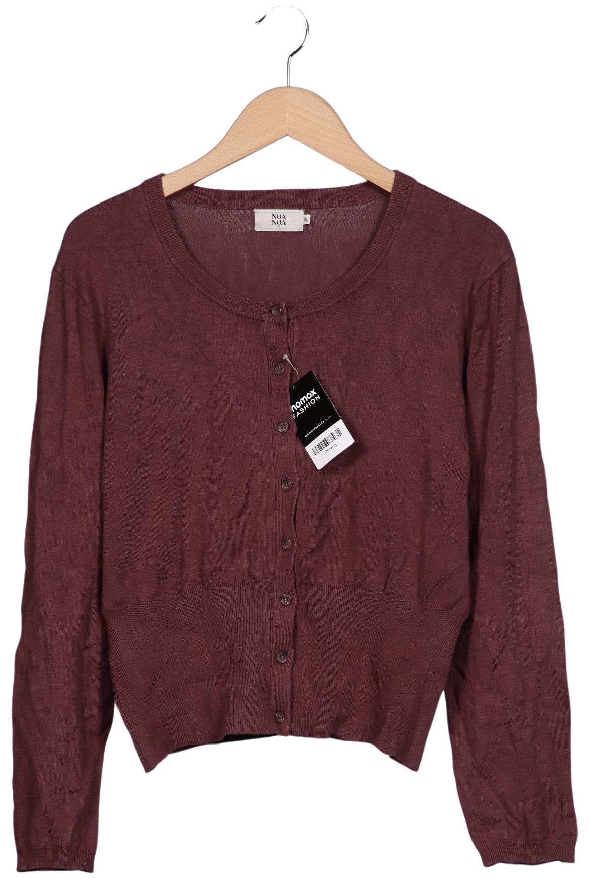 

Noa Noa Damen Strickjacke, bordeaux, Gr. 44