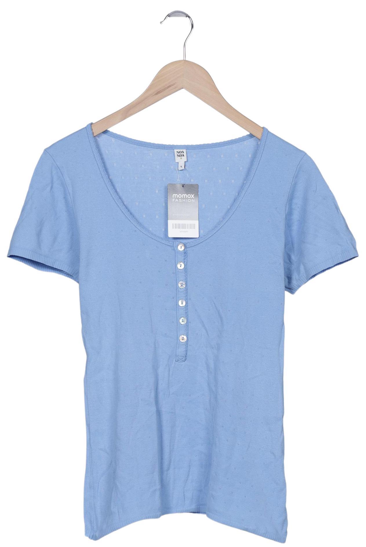 

Noa Noa Damen T-Shirt, blau, Gr. 42