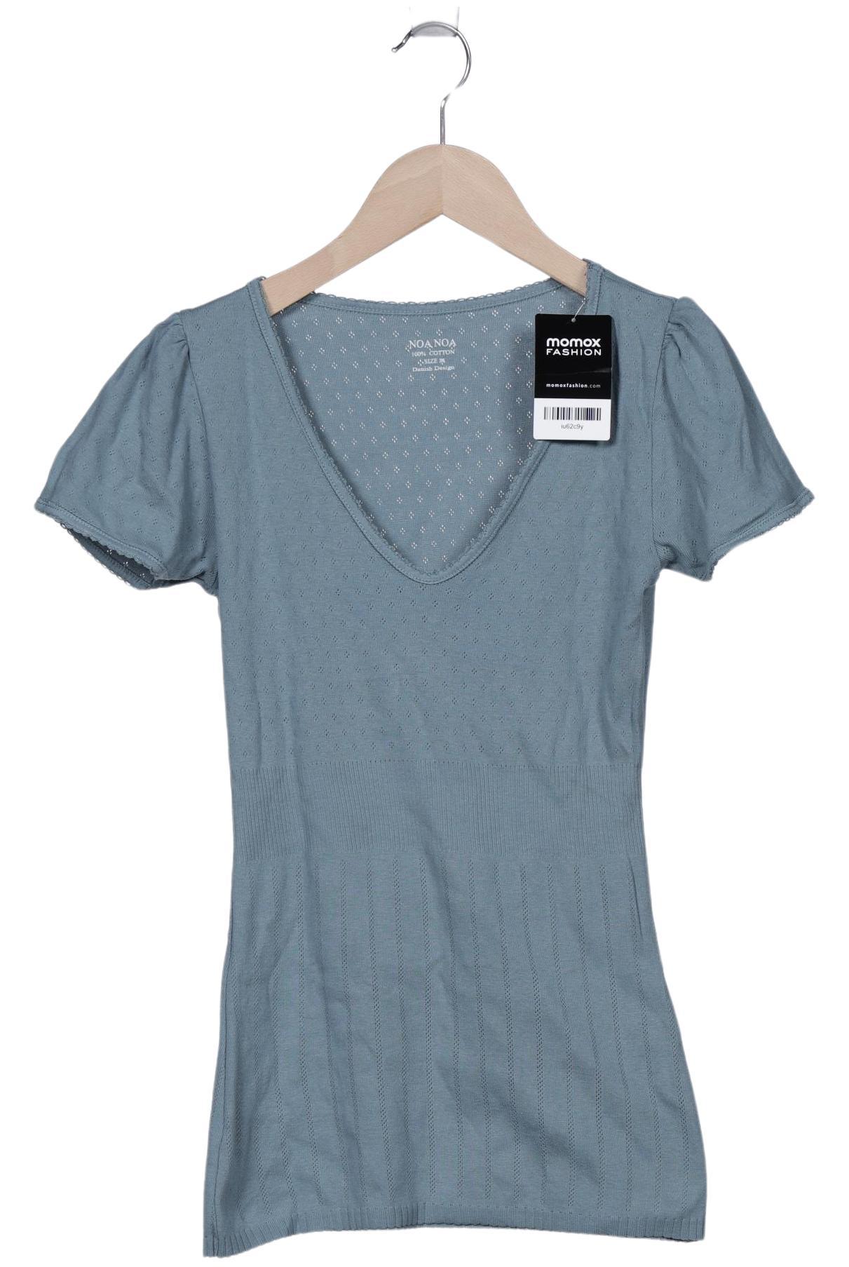 

Noa Noa Damen T-Shirt, blau, Gr. 38