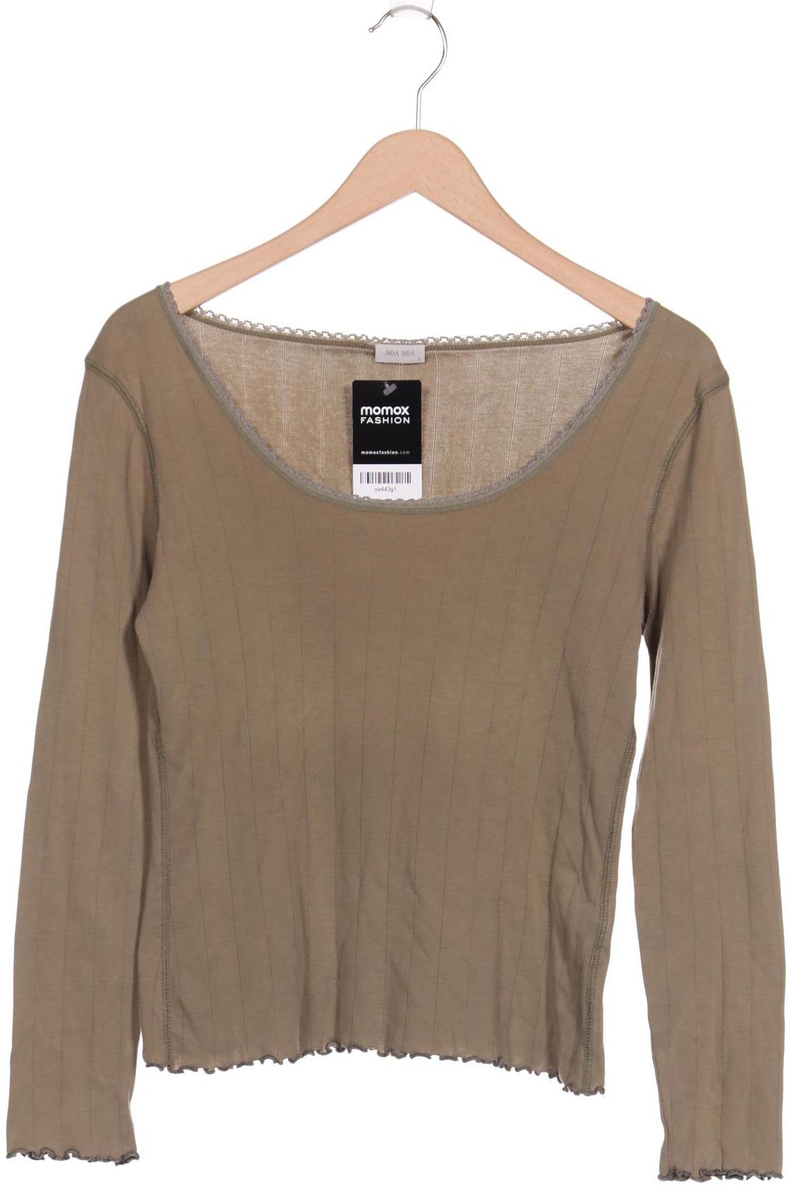 

Noa Noa Damen Langarmshirt, grün, Gr. 42