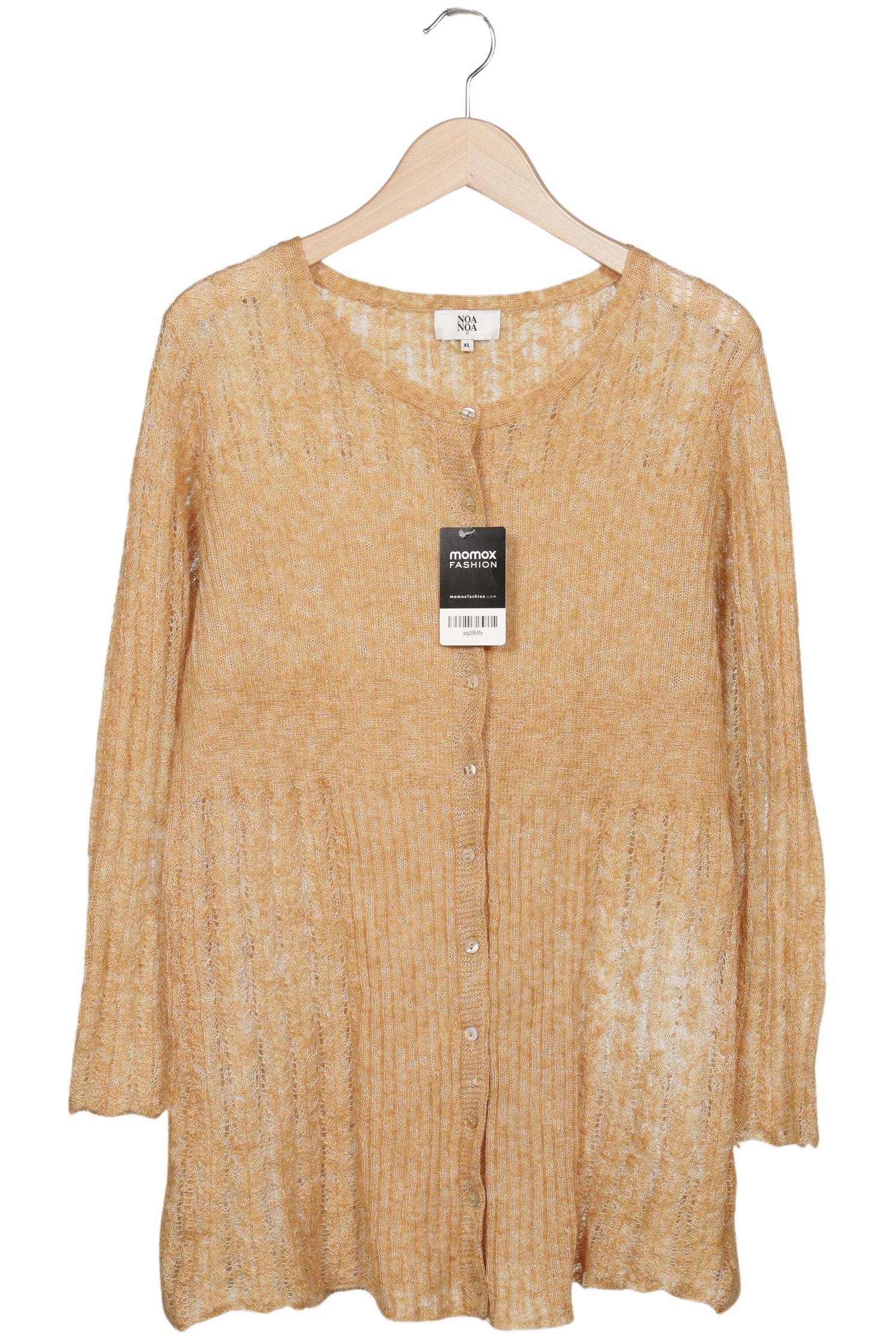 

Noa Noa Damen Strickjacke, beige, Gr. 44