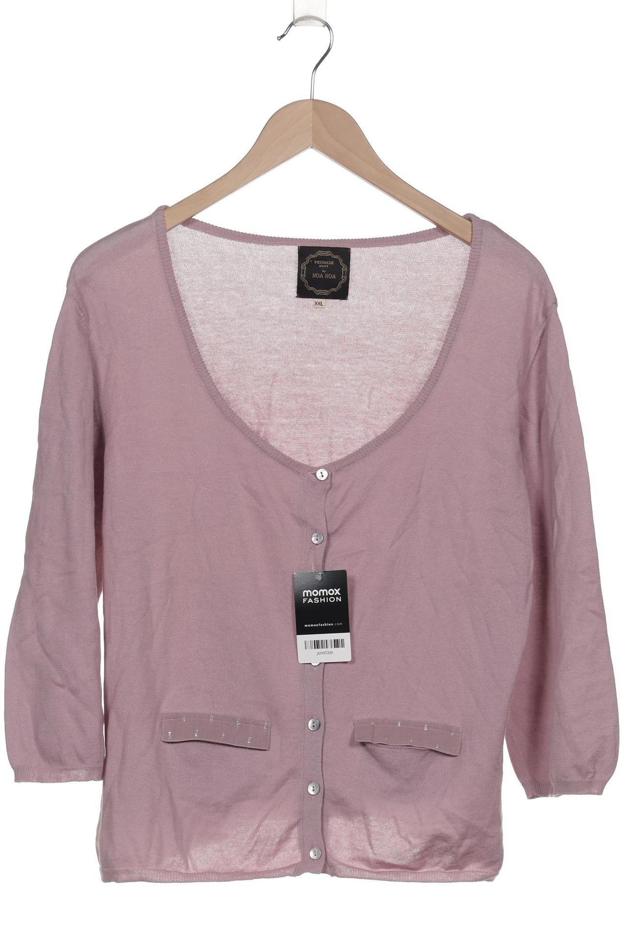 

Noa Noa Damen Strickjacke, pink, Gr. 46