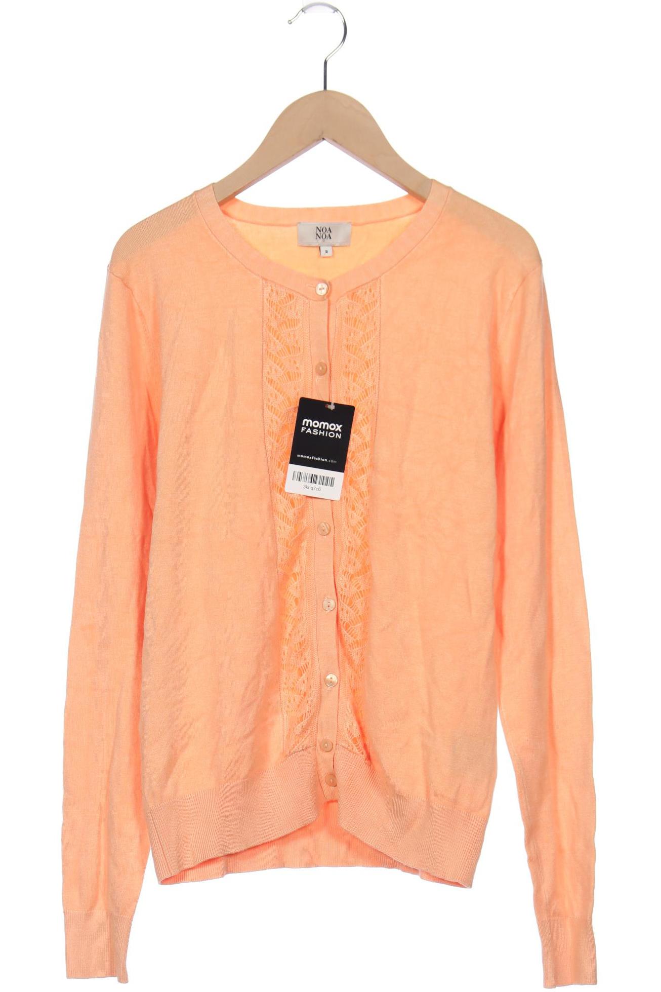 

Noa Noa Damen Strickjacke, orange, Gr. 36