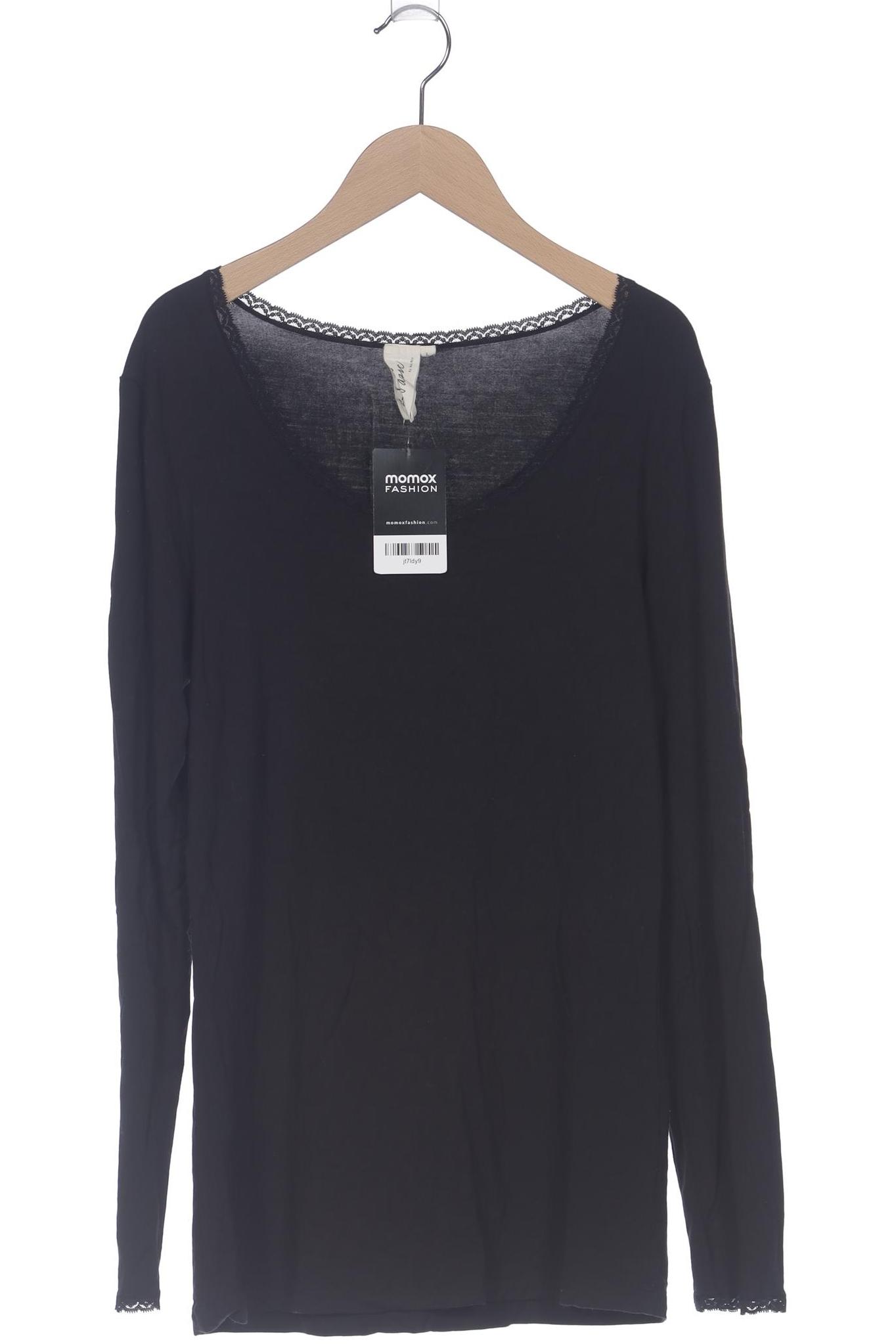 

Noa Noa Damen Langarmshirt, schwarz, Gr. 42
