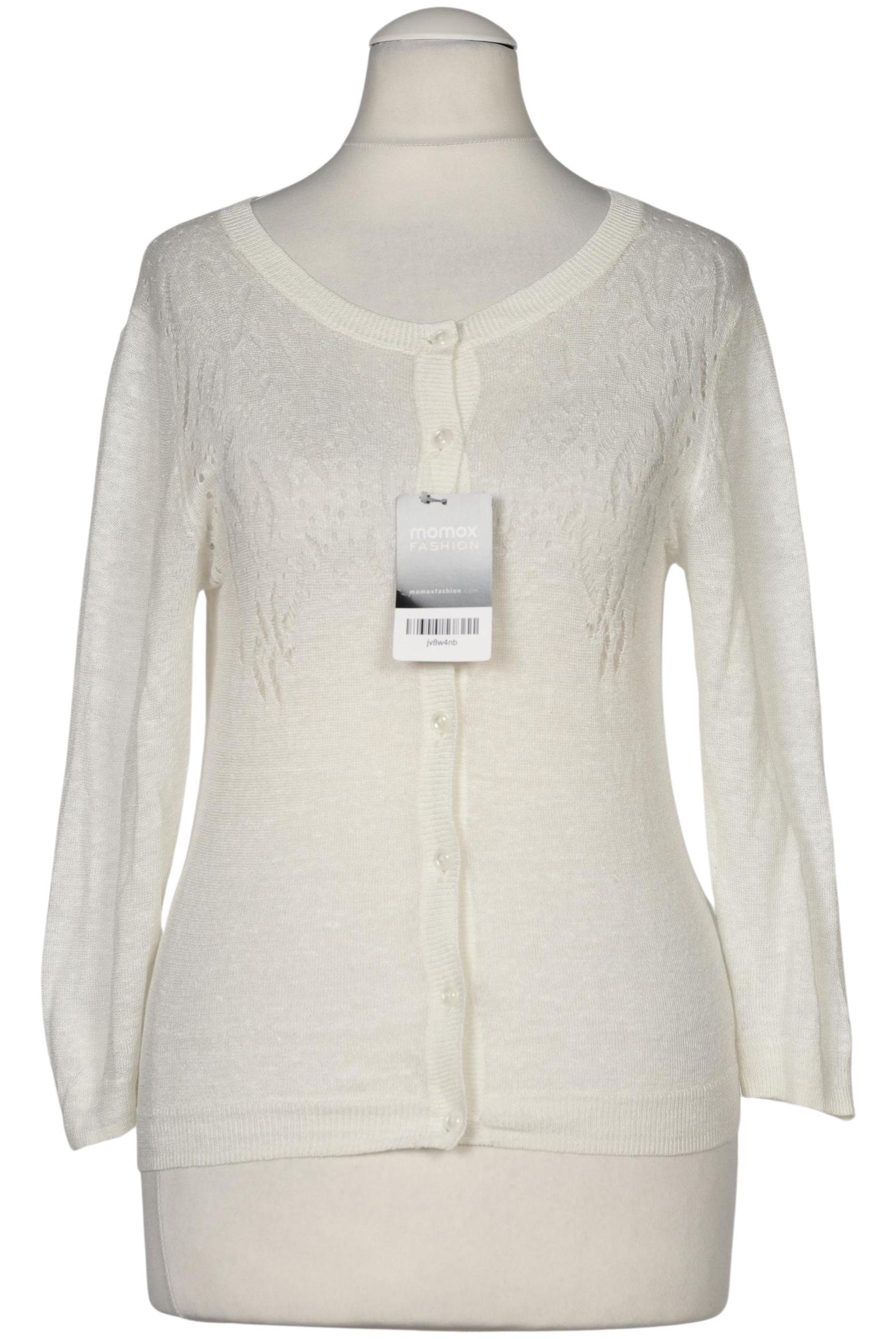 

Noa Noa Damen Strickjacke, weiß, Gr. 34