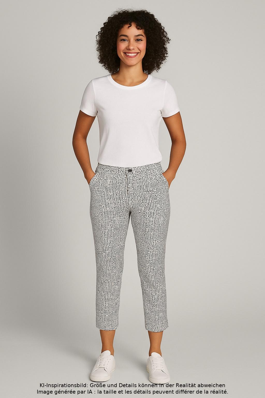 

Noa Noa Damen Stoffhose, cremeweiß, Gr. 0