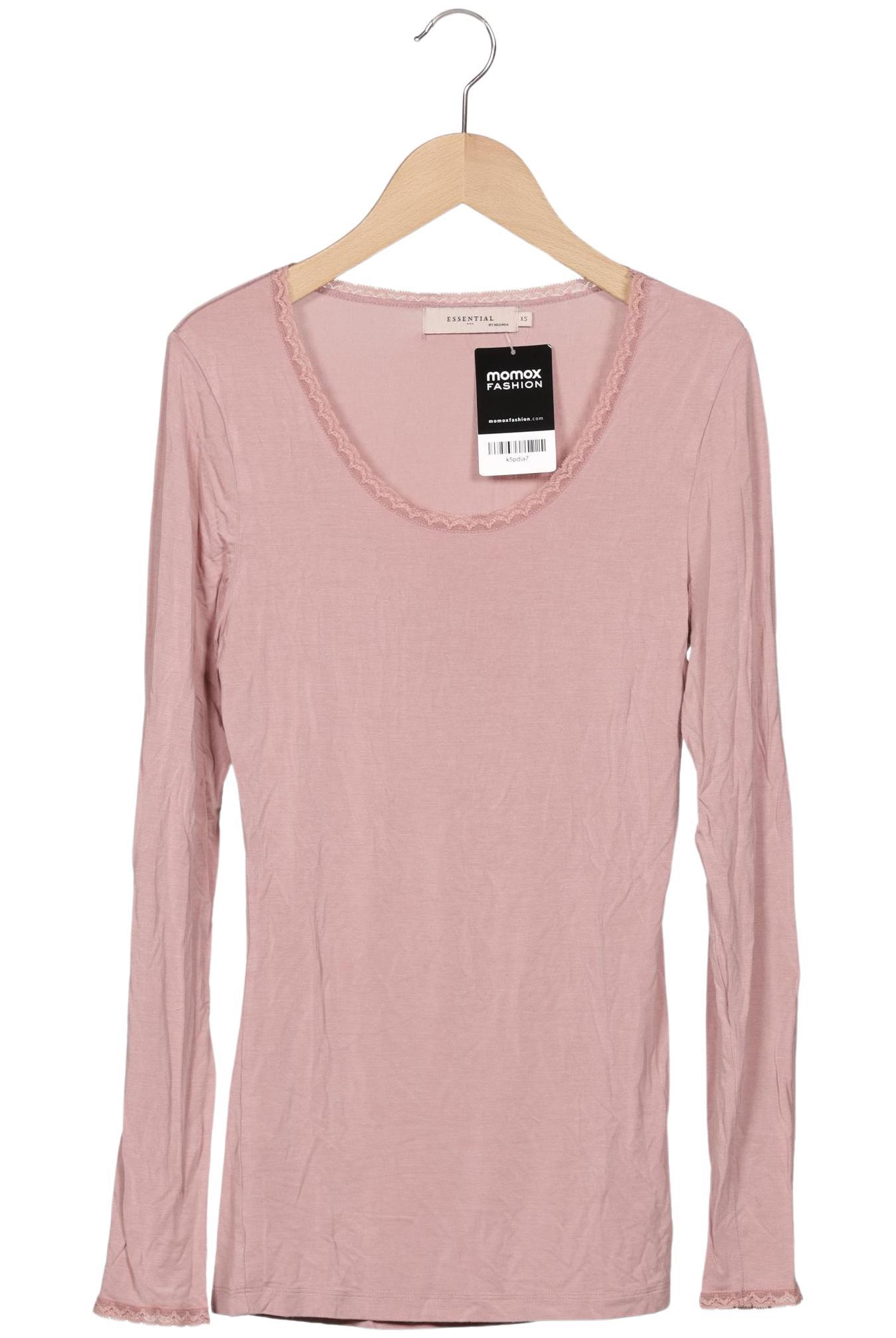 

Noa Noa Damen Langarmshirt, pink, Gr. 34