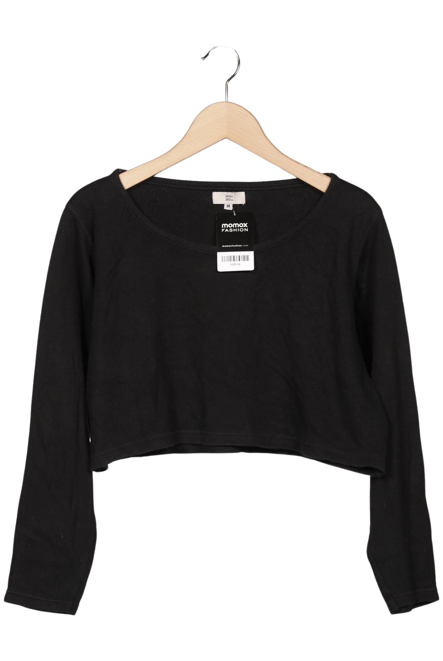 

Noa Noa Damen Langarmshirt, schwarz, Gr. 38