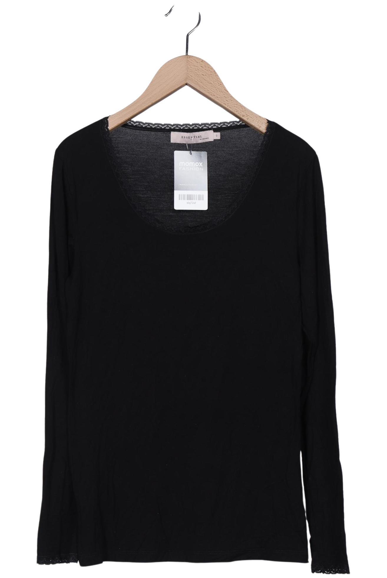 

Noa Noa Damen Langarmshirt, schwarz, Gr. 36
