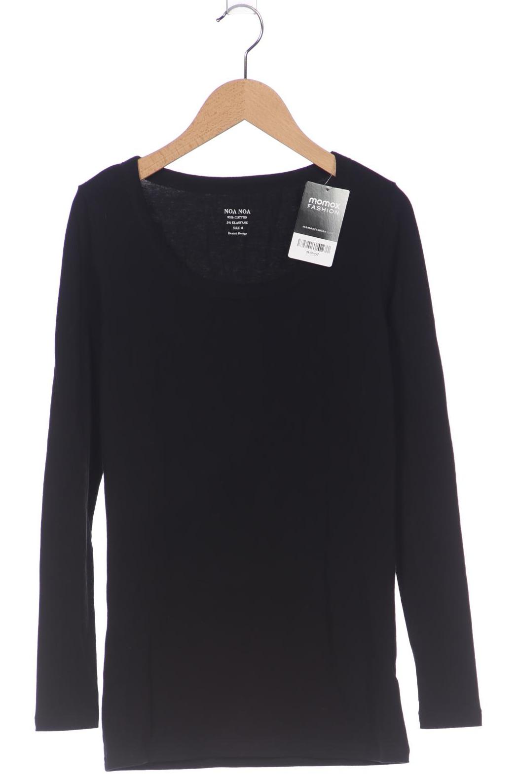 

Noa Noa Damen Langarmshirt, schwarz, Gr. 38