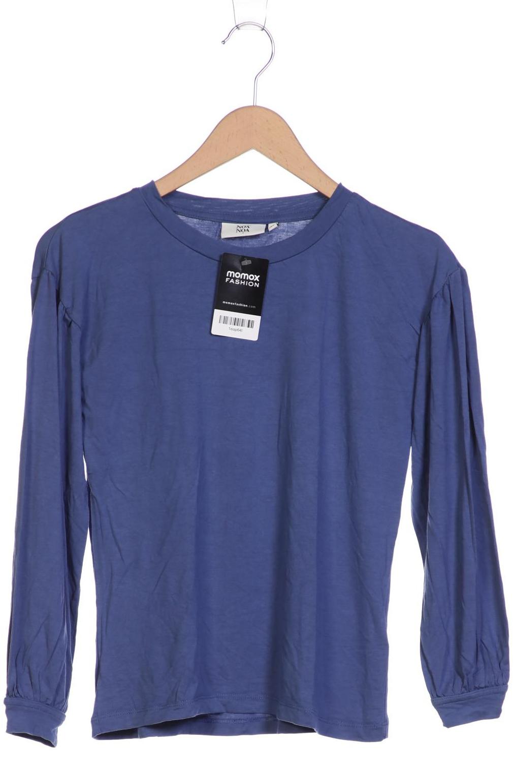 

Noa Noa Damen Langarmshirt, blau, Gr. 34