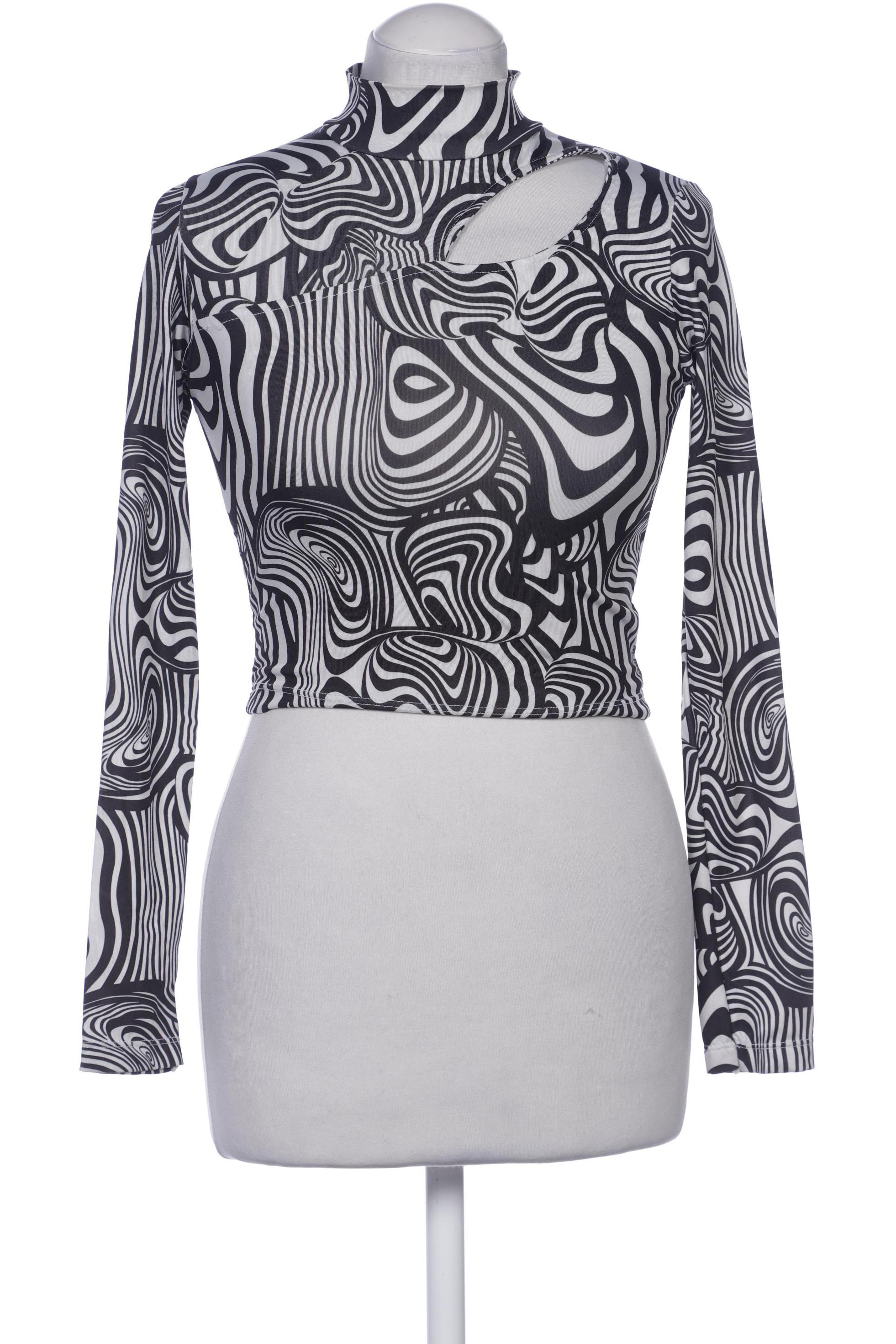 

Noa Noa Damen Langarmshirt, weiß, Gr. 36