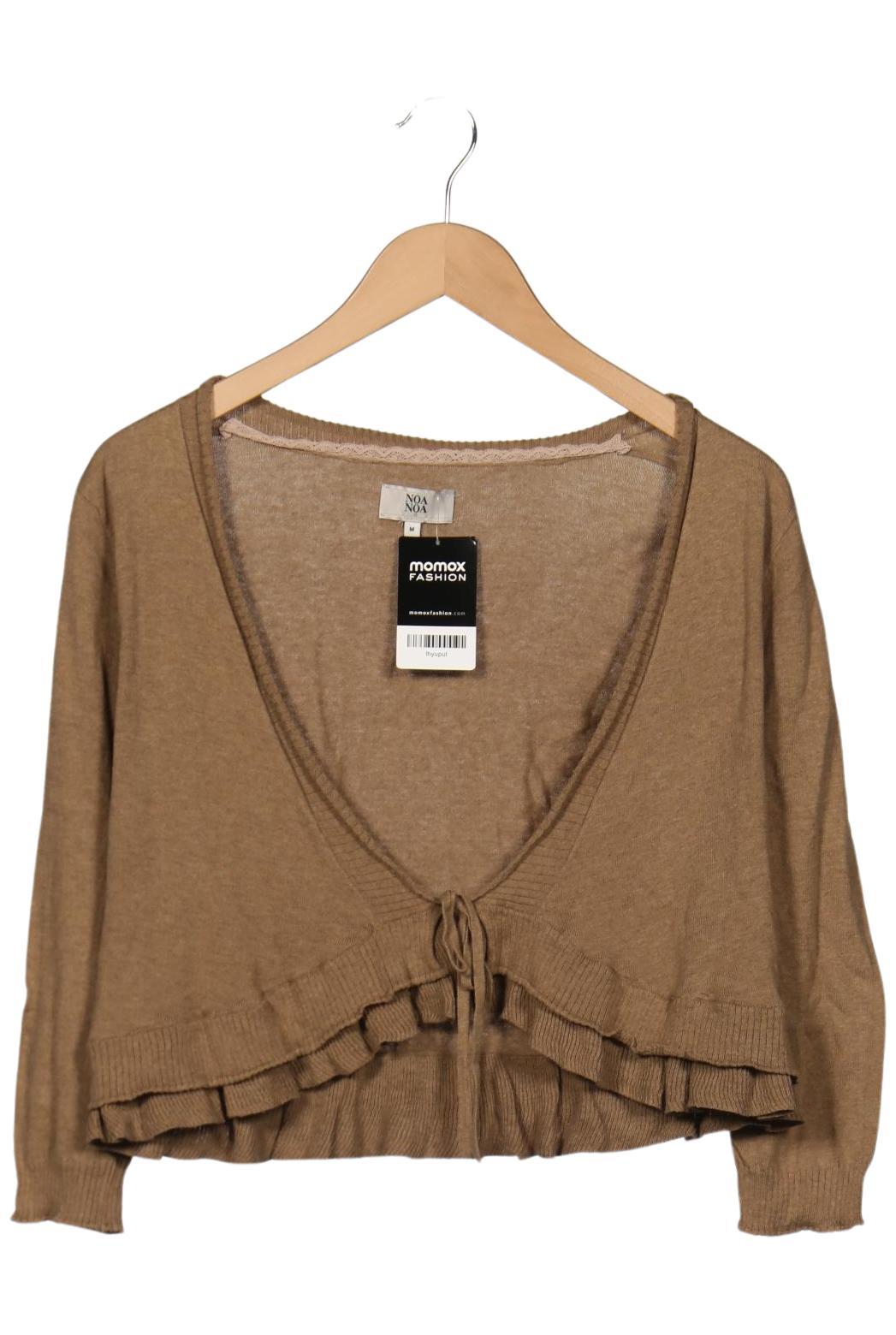 

Noa Noa Damen Strickjacke, beige, Gr. 38